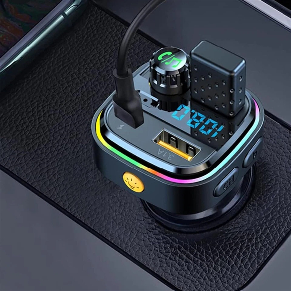 車載多功能手機充電器 藍牙MP3音樂播放器 FM發射器 PD25W快充 UB0246