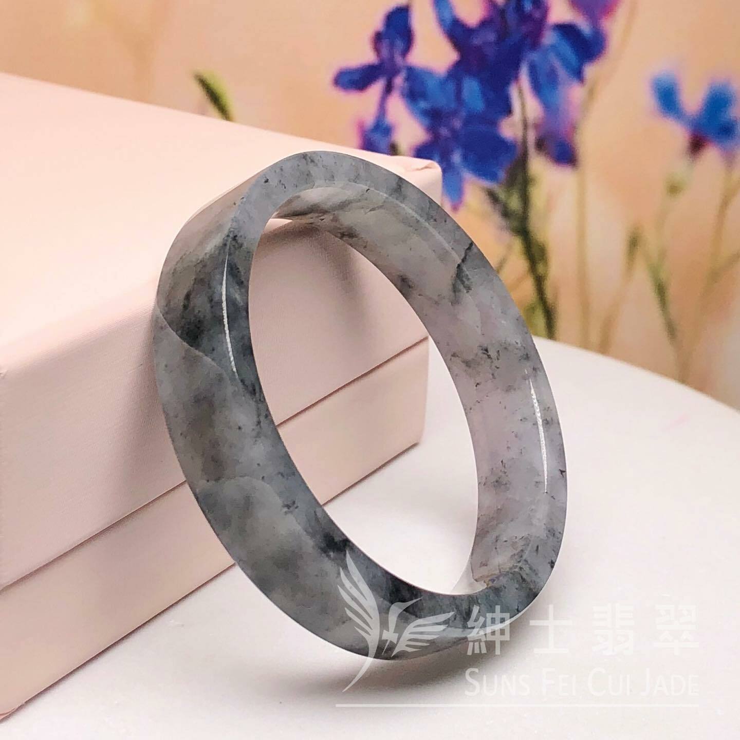 山水畫方鐲 46.43