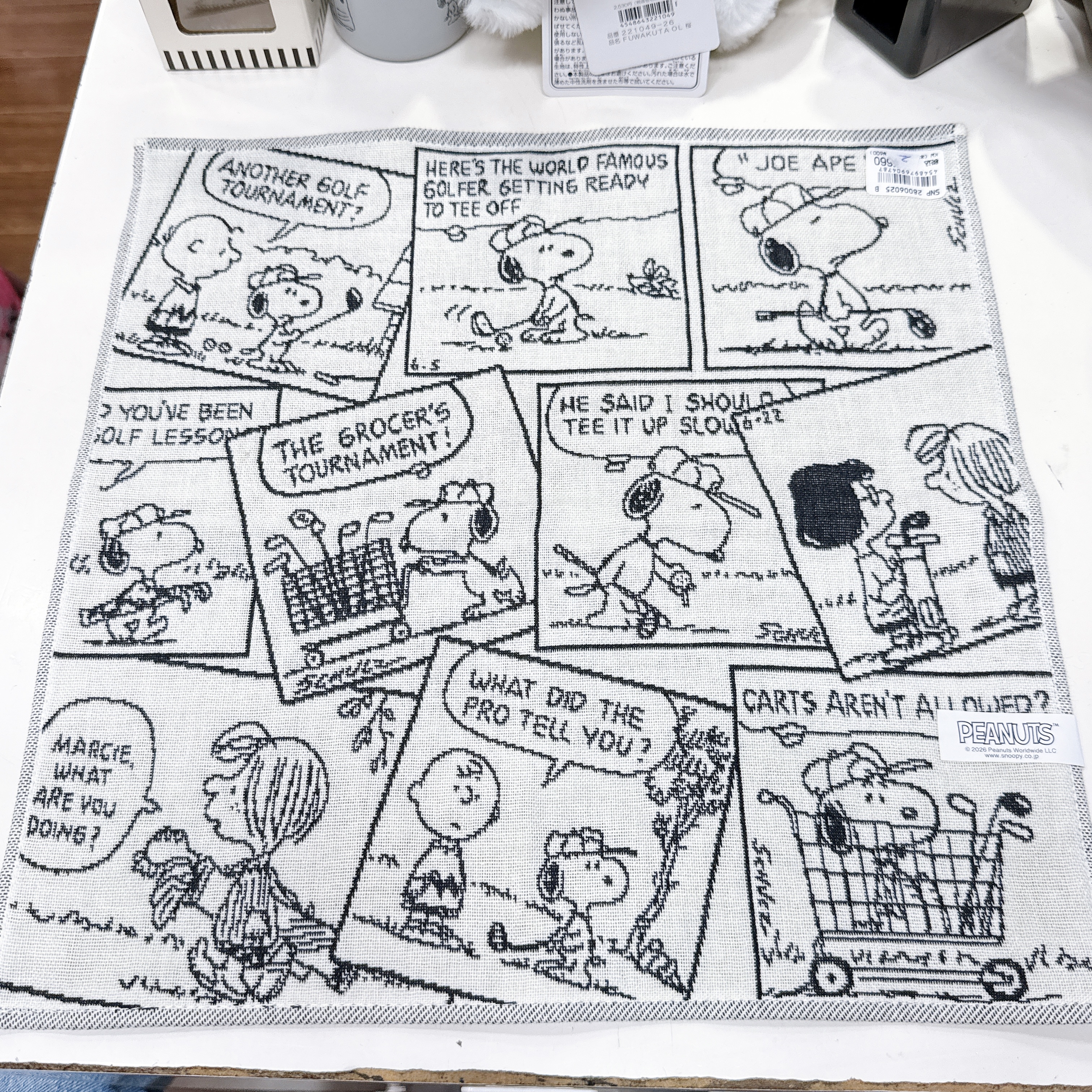 日本版Snoopy 毛巾 大約35×35 cm