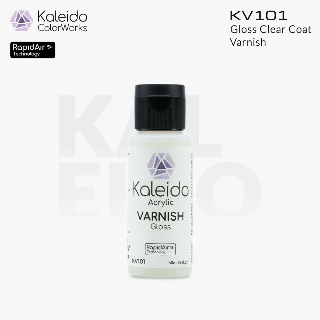 KV101 Kalerido Varnish Gloss Clear Coat 60ml亮光保护漆