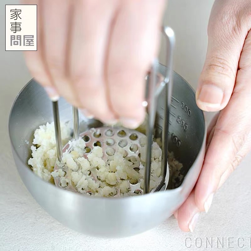 日本家事問屋不鏽鋼壓泥器