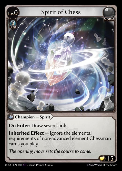 Spirit of Chess / RDO-001 (SR)