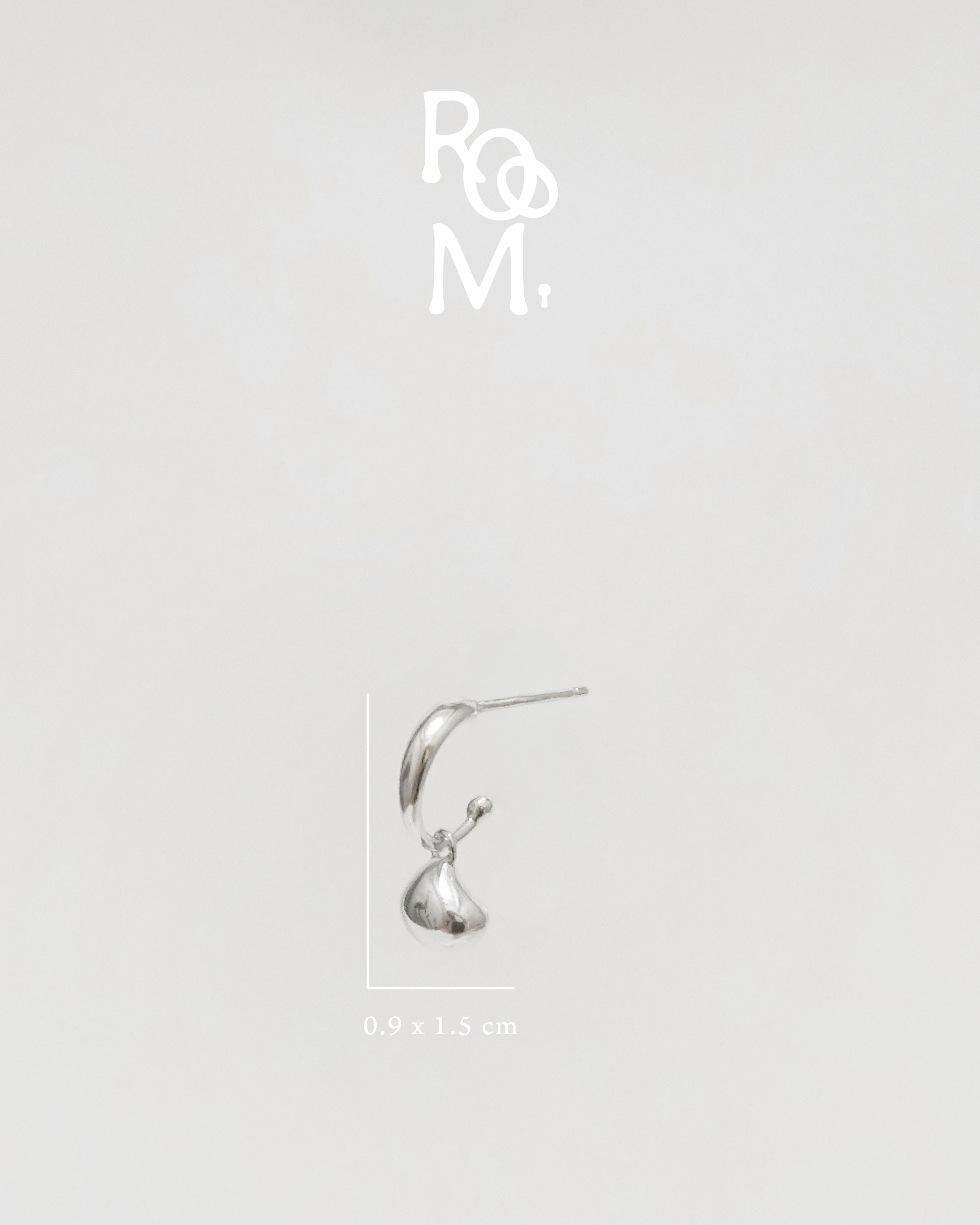 Airy Arc Bean Earrings