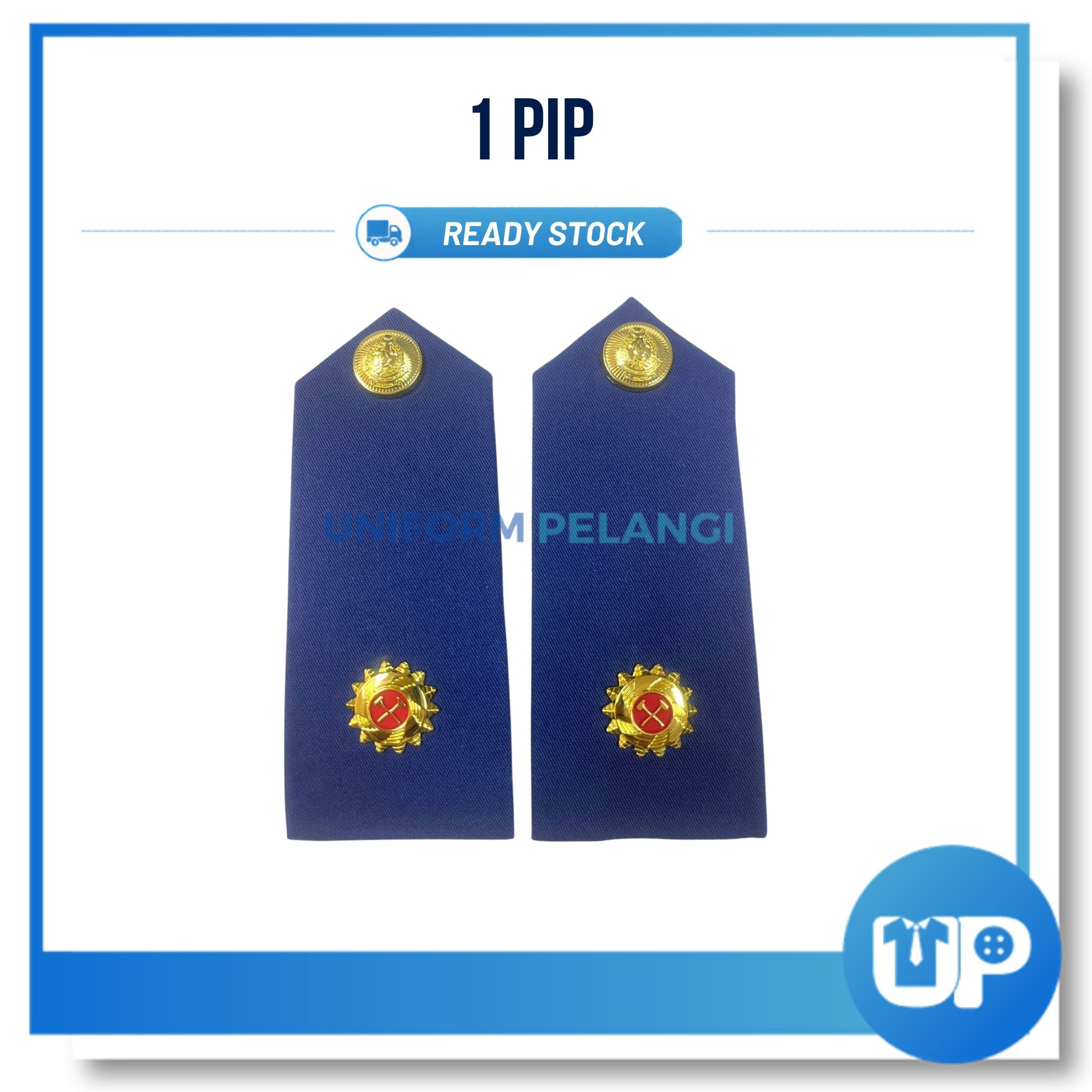 [PREORDER] Pangkat Epolet Bomba Tanda Pangkat Biru