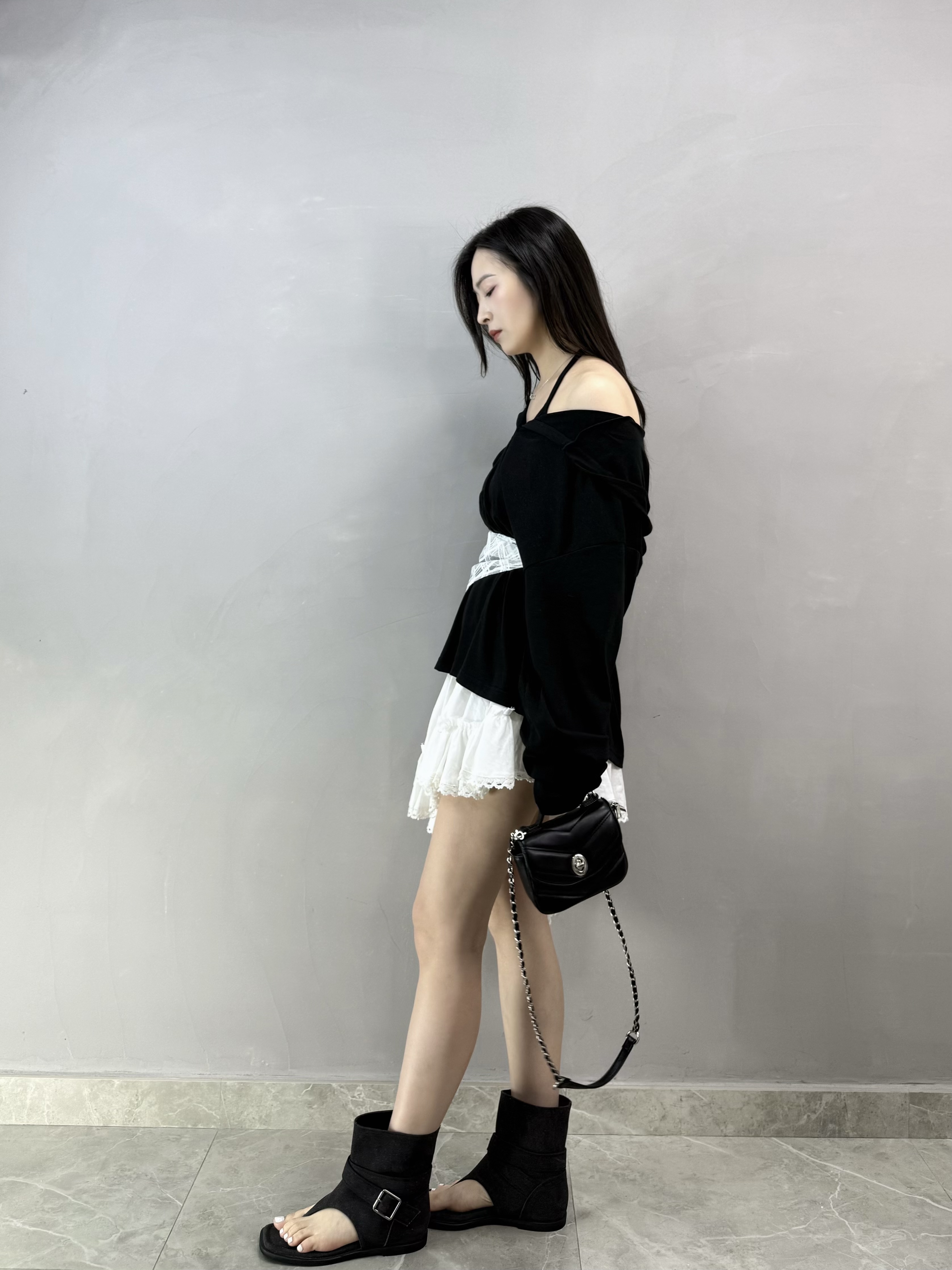 J81 有帽Top+吊帶 Set