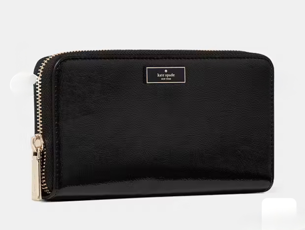 ✈️🇺🇸🇨🇦Kate Spade ♠️ Bridget Crinkle Patent Large Continental Wallet 😎😎