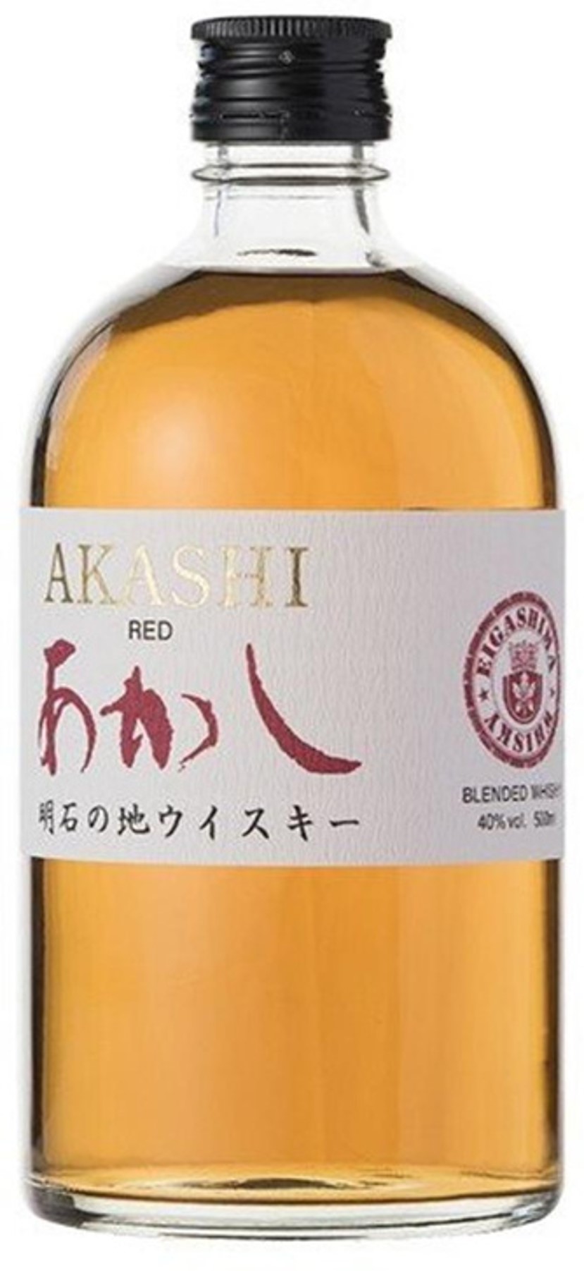 明石紅標調和威士忌 AKASHI Red Label Blended Whisky 40% 500ml 