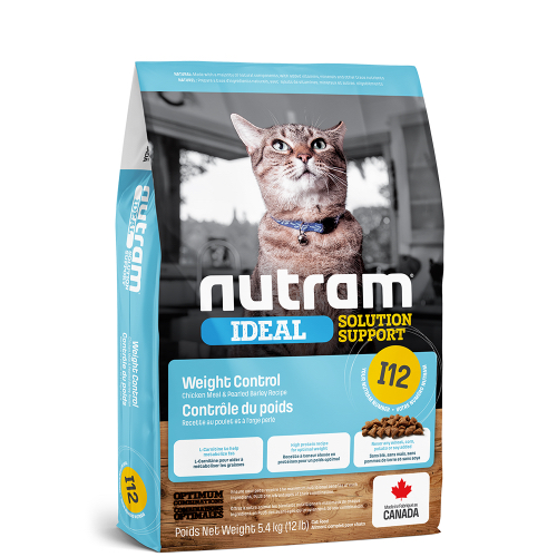 Nutram 紐頓 I12 成貓 (控制體重) 天然貓糧 2Kg