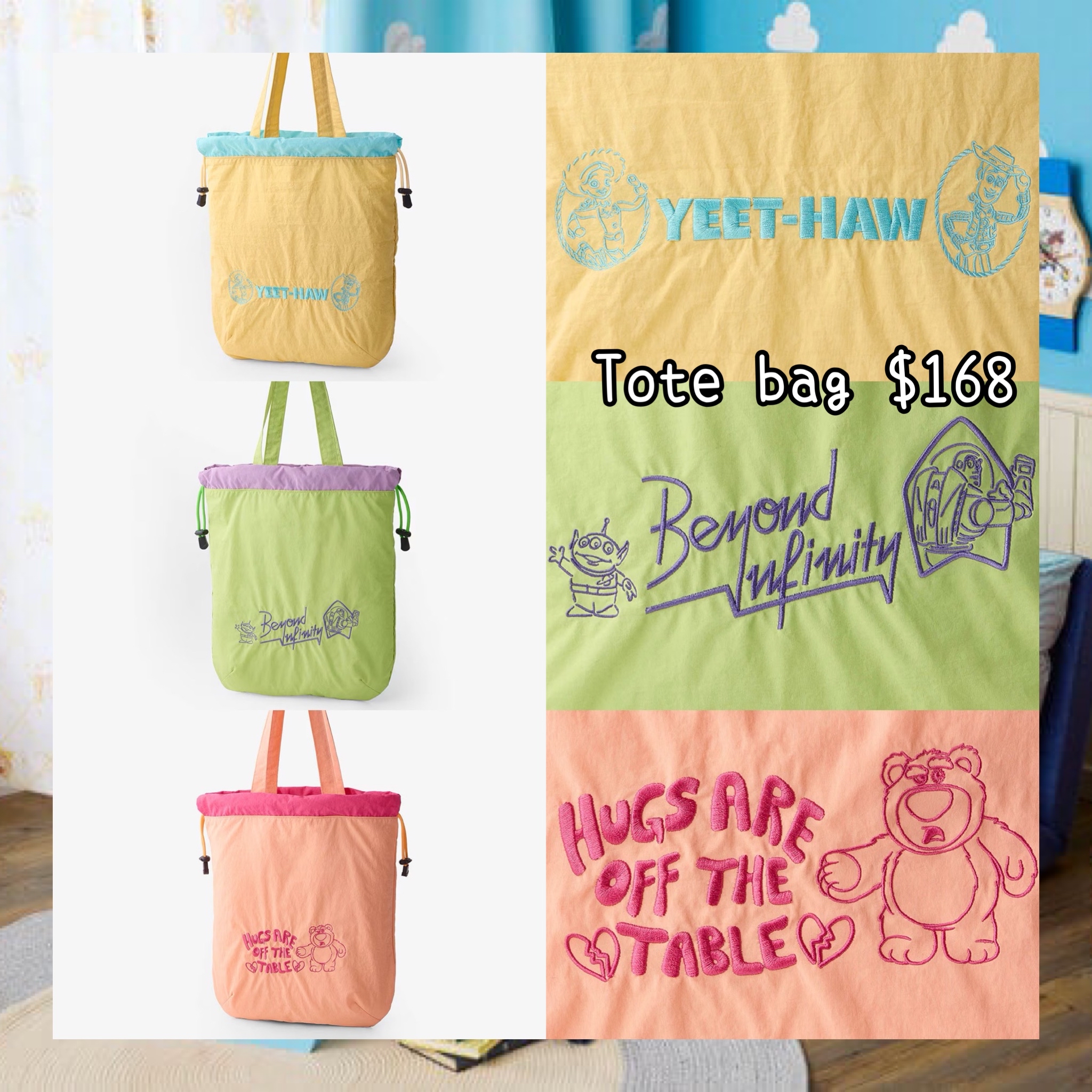：日本：TOY STORY 5 TOTE BAG