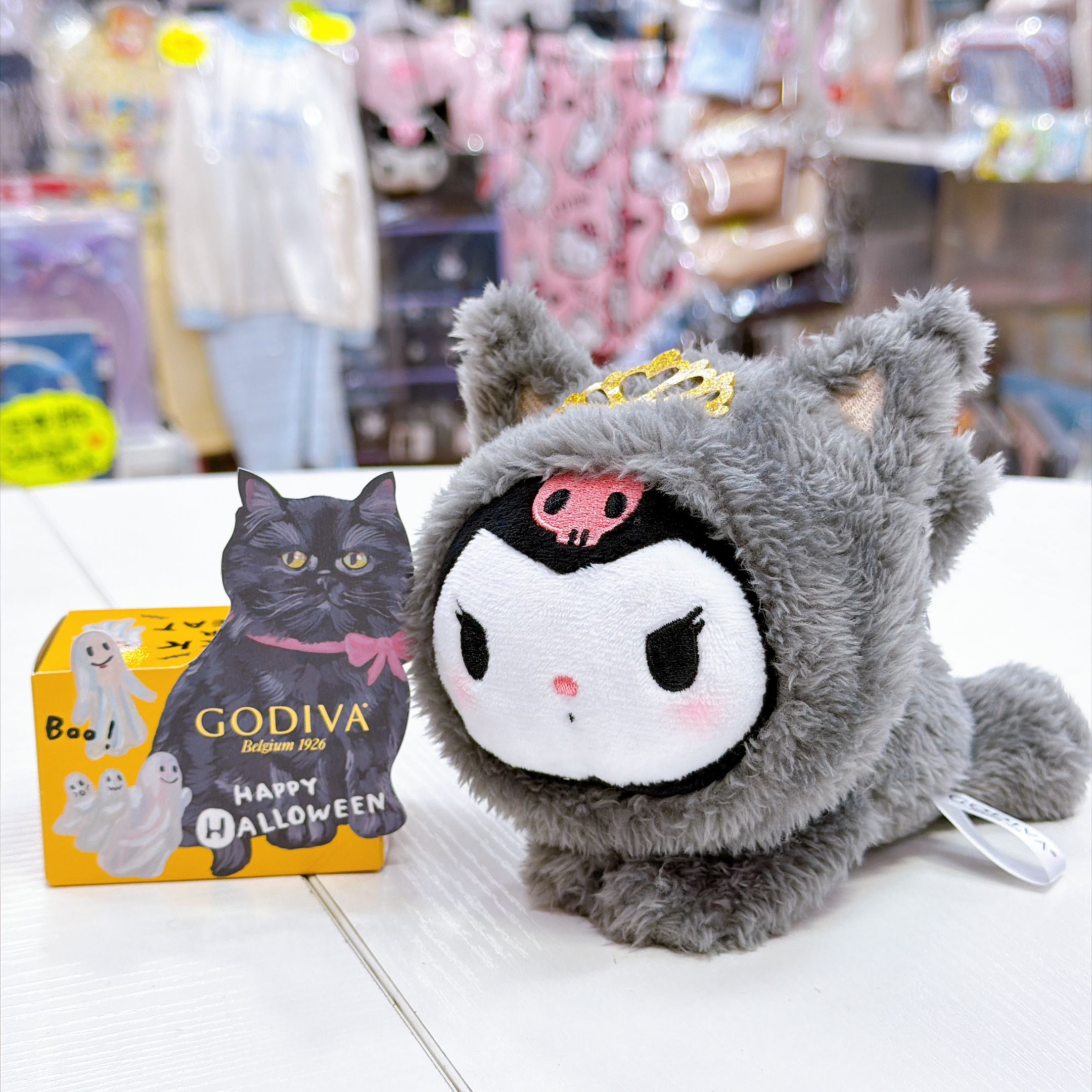 日本直送日本版萬聖節系列限定Godiva朱古力 Kurumi公仔掛飾