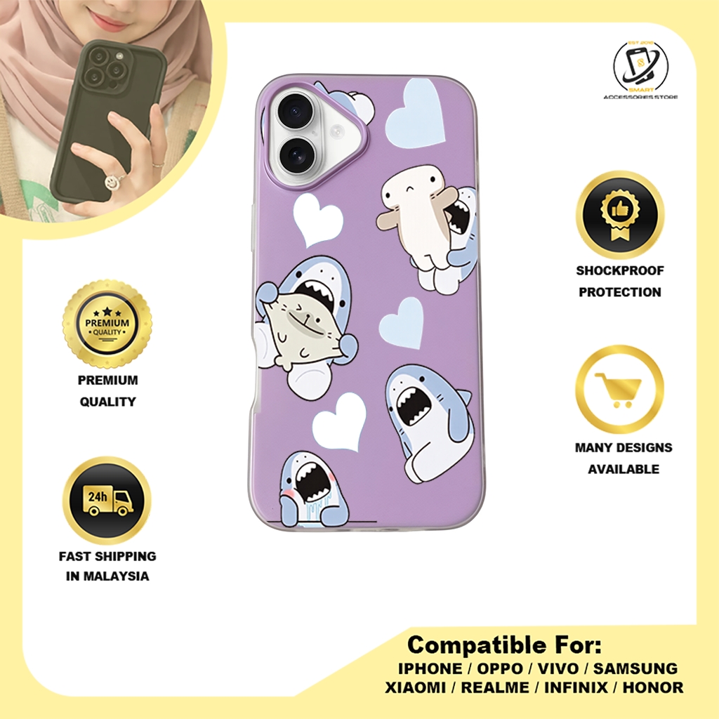 JELLY CASE PHONE FOR IPHONE - DESIGN SHARK A