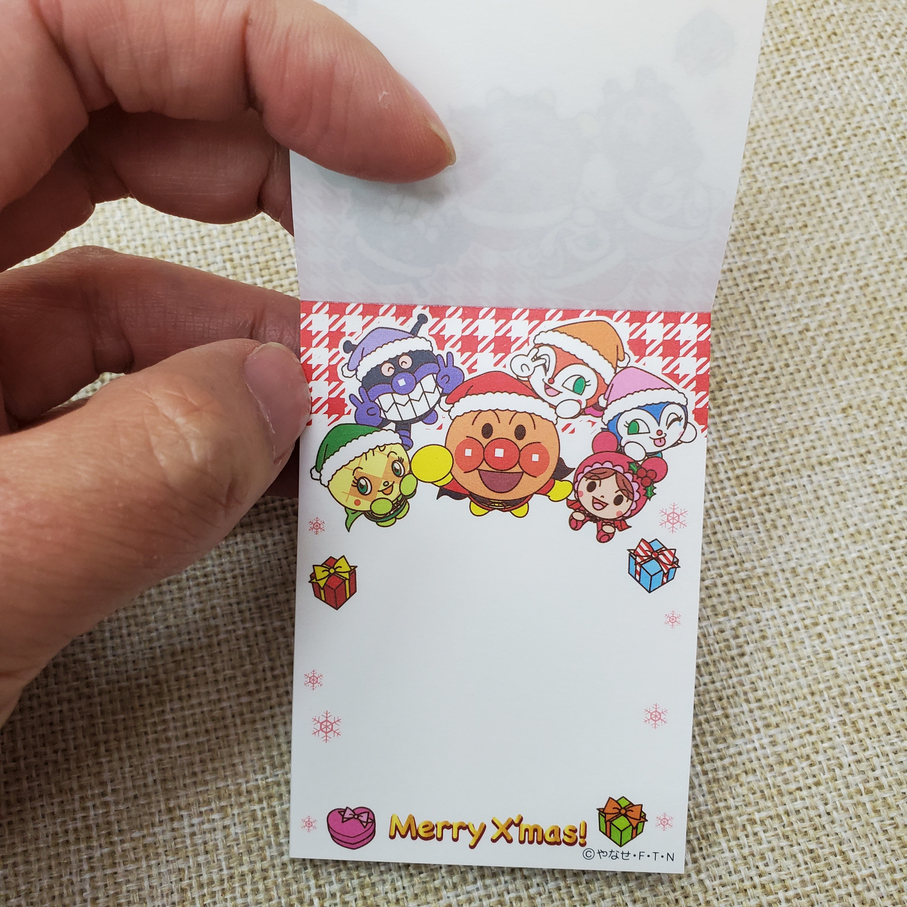 [現貨] [日本直送] 麵包超人 {Mini Memo Pad TF127437}