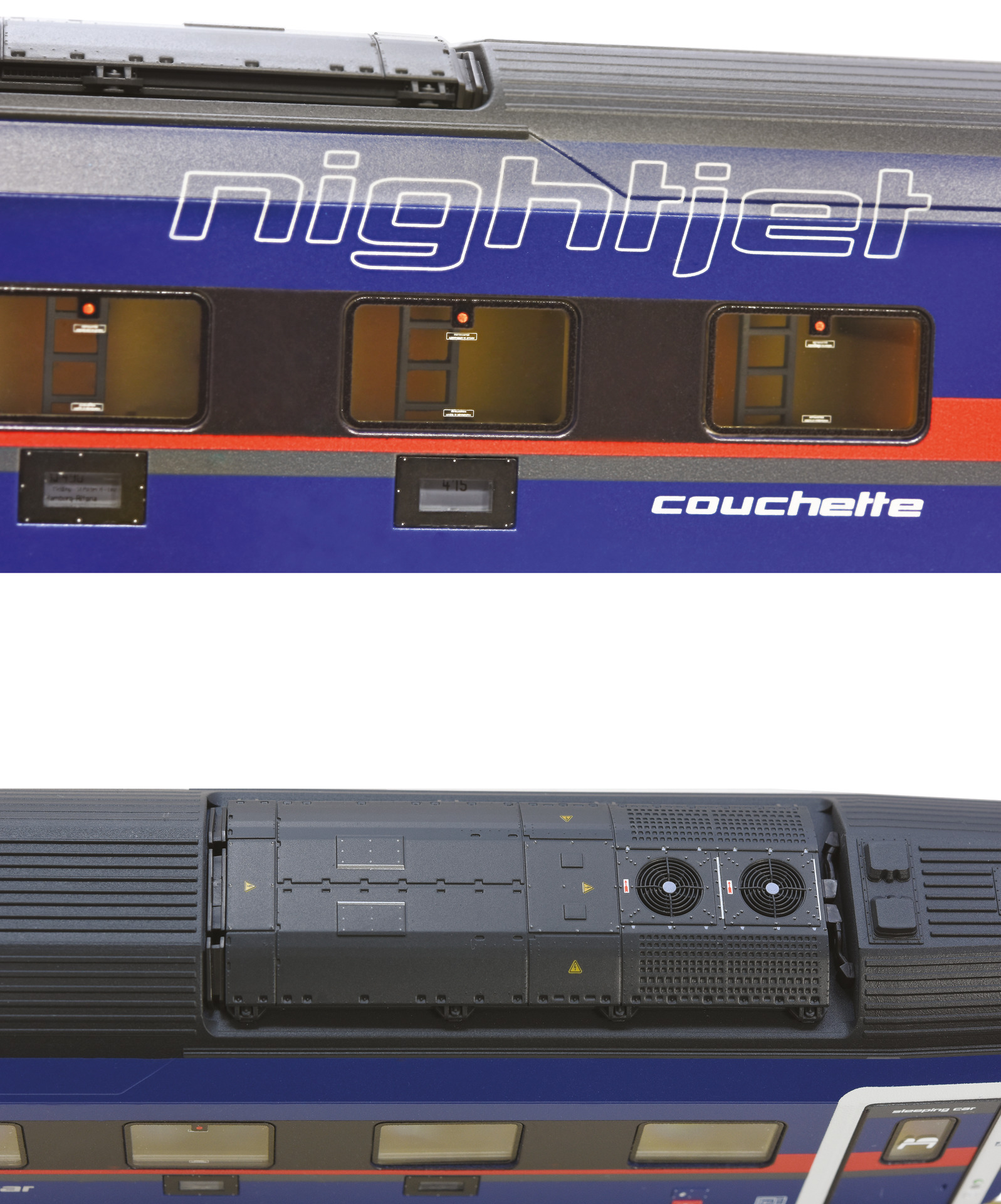 ÖBB Nightjet 7pcs DCC & Light Spur-HO ROCO 5510004