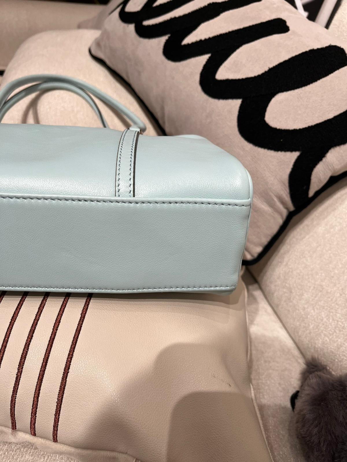 Tory Burch SMALL MARSHMALLOW SATCHEL shoulder bag hobo 100%Authentic,99%new ✅dust bag