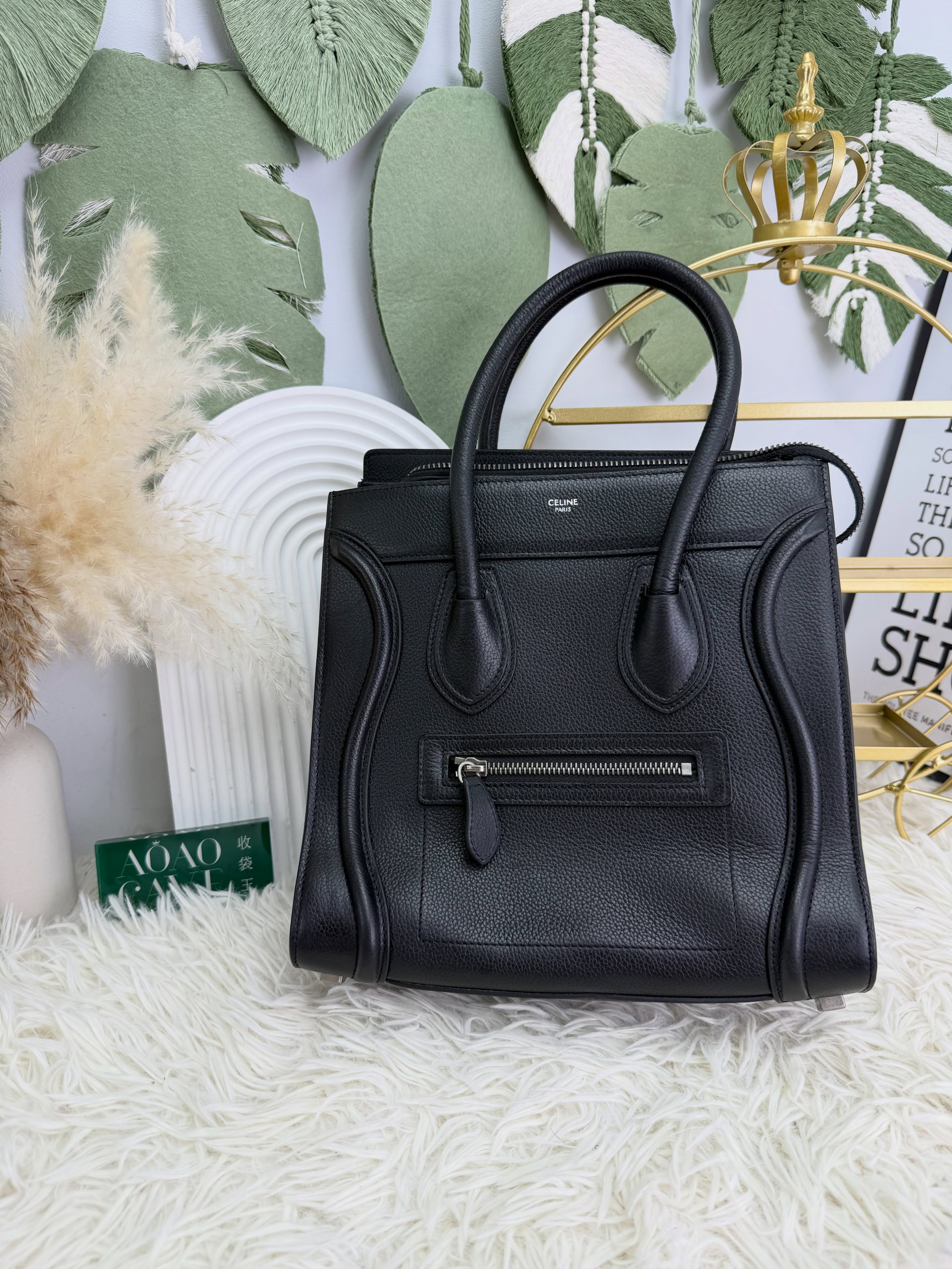 👜 PRE OWNED 🛍️Luggage Bag black🖤 