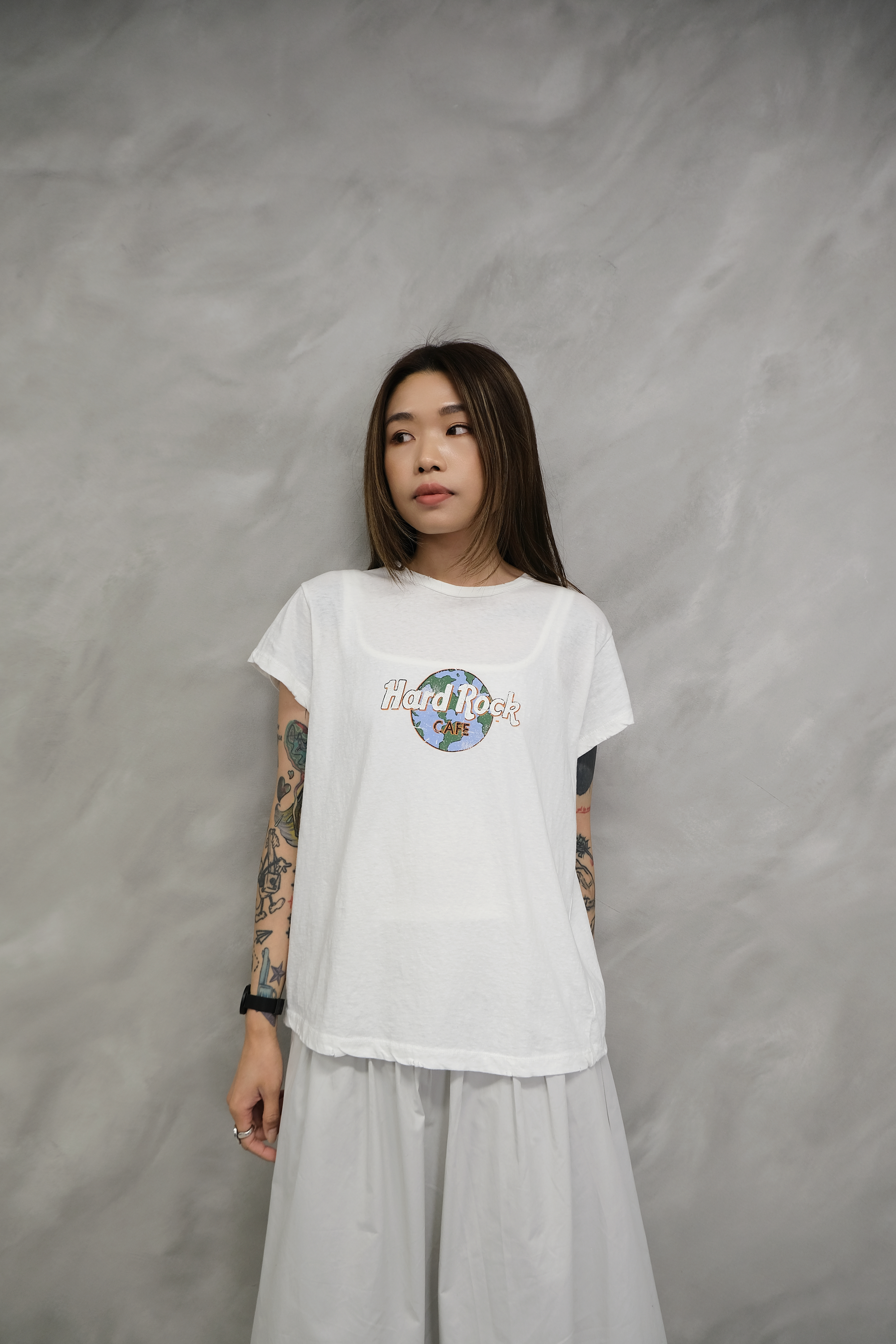 （預購優惠) Hard rock printed tee #top150