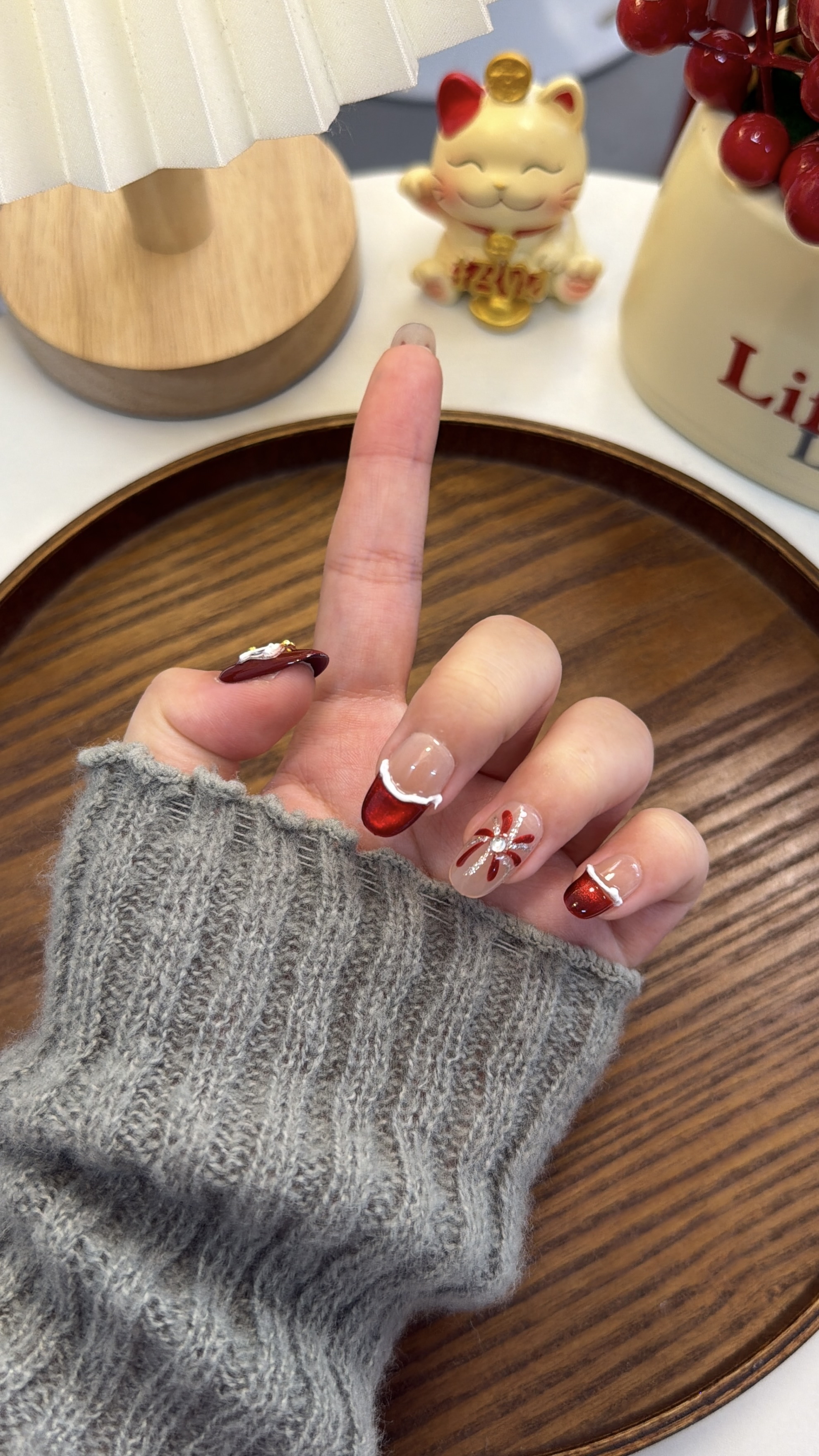 瑞狮纳福 短椭圆 