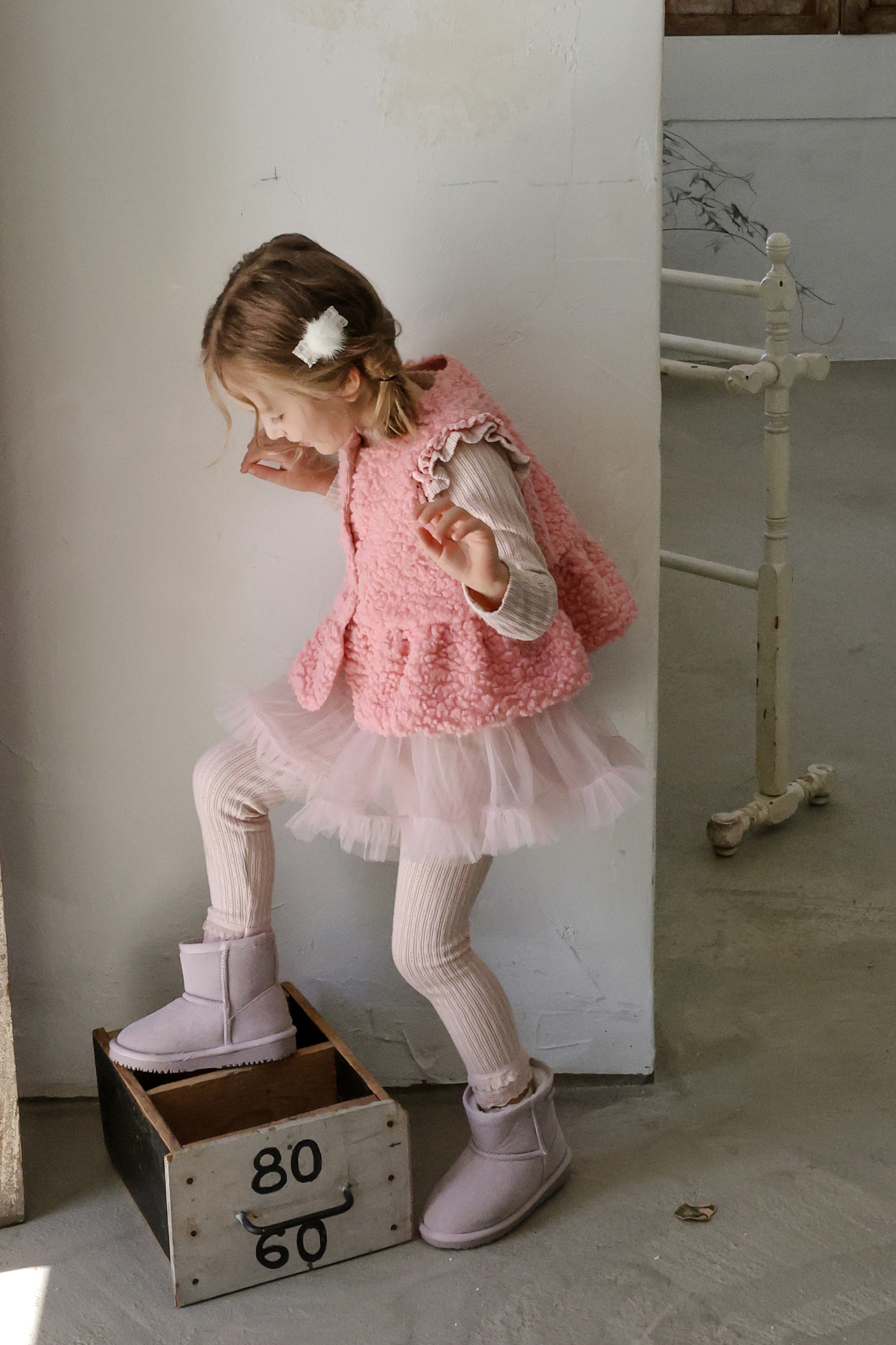 FLO | Pposong fur vest Pink