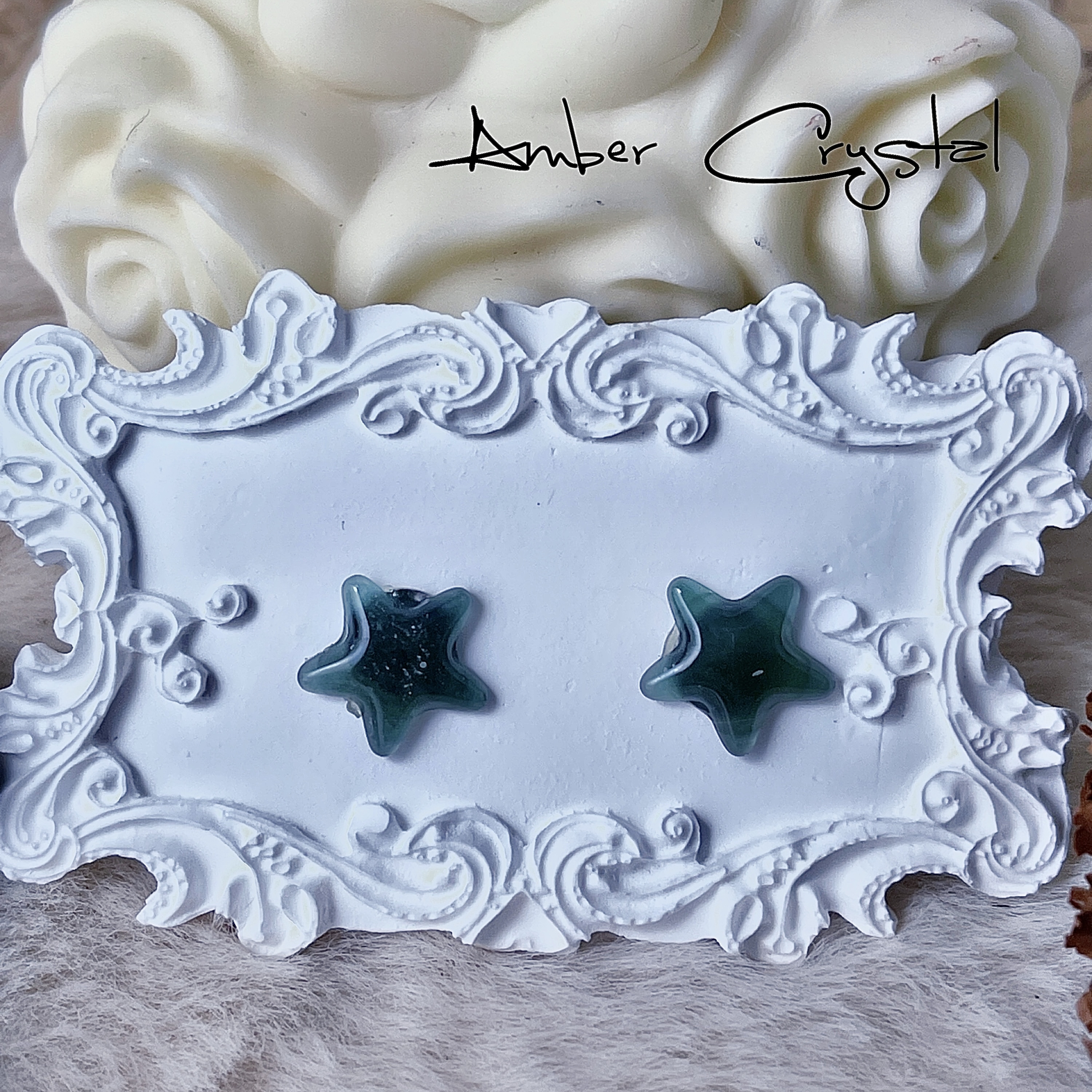 緬甸翡翠A貨 Jadeite 翡翠のイヤリング