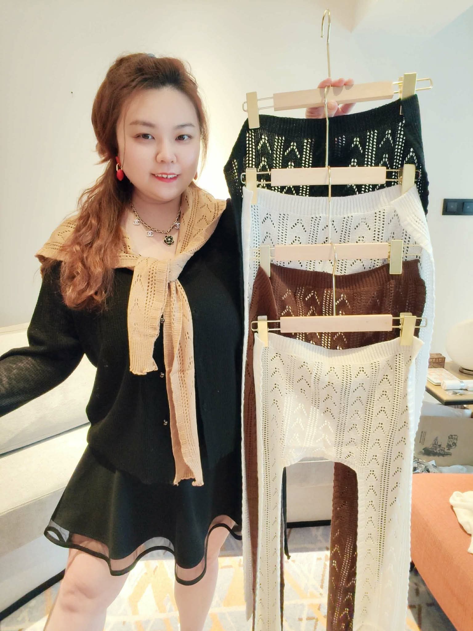 YPB03 058 人字纹镂空钩花小披肩假领子（⚠️不包括上衣）