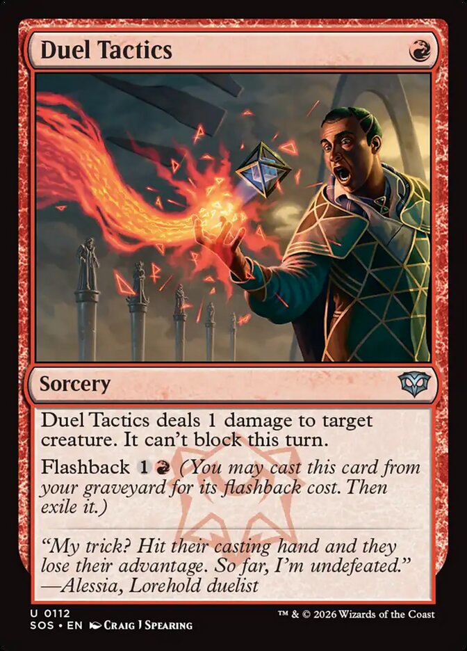 [EN] [Foil] Duel Tactics [SOS-112] U