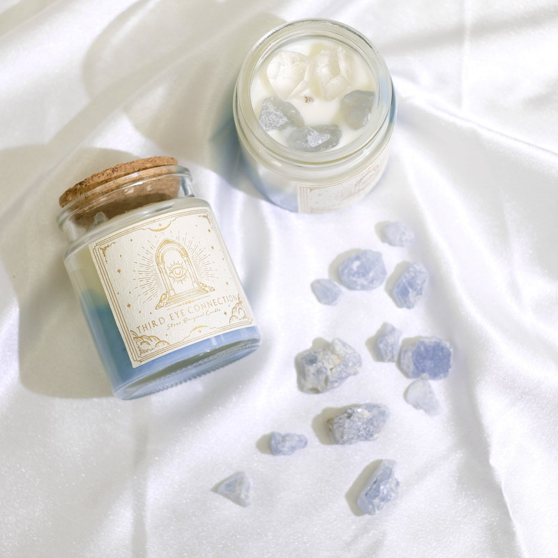 “Third eye connection” 水晶蠟燭