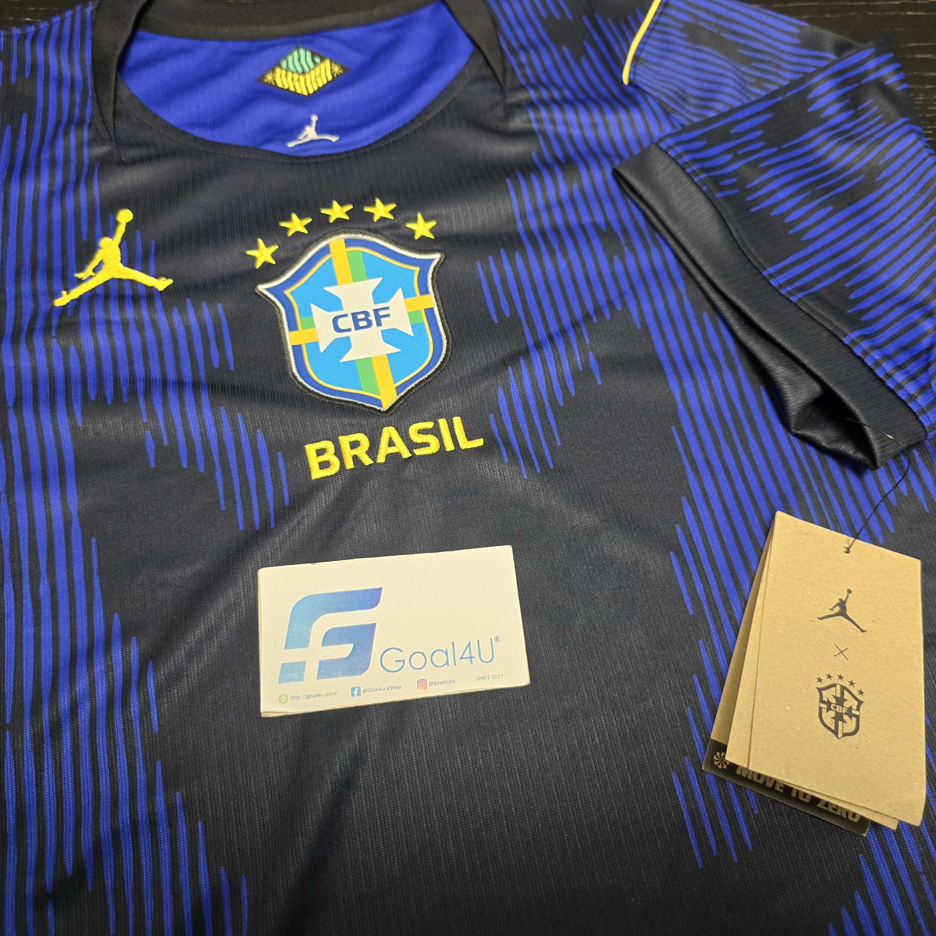 🇧🇷💙🔥 Nike x Jordan Brazil 巴西 2026-27 作客球迷版球衣 (可加印字章) IU1072