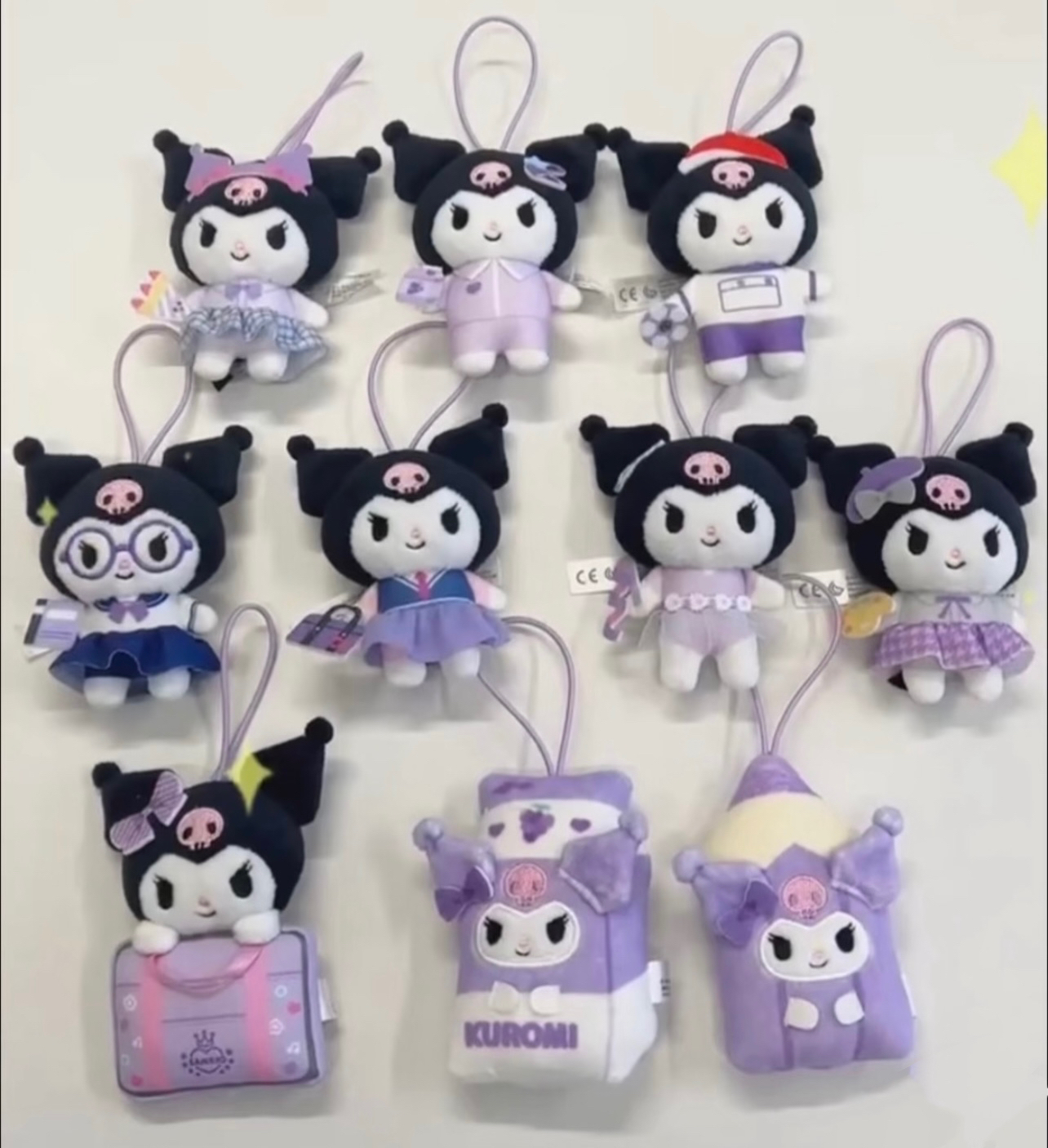 🎌日本直送 🎌Kuromi 公仔掛飾盲盒（款式隨機 ）