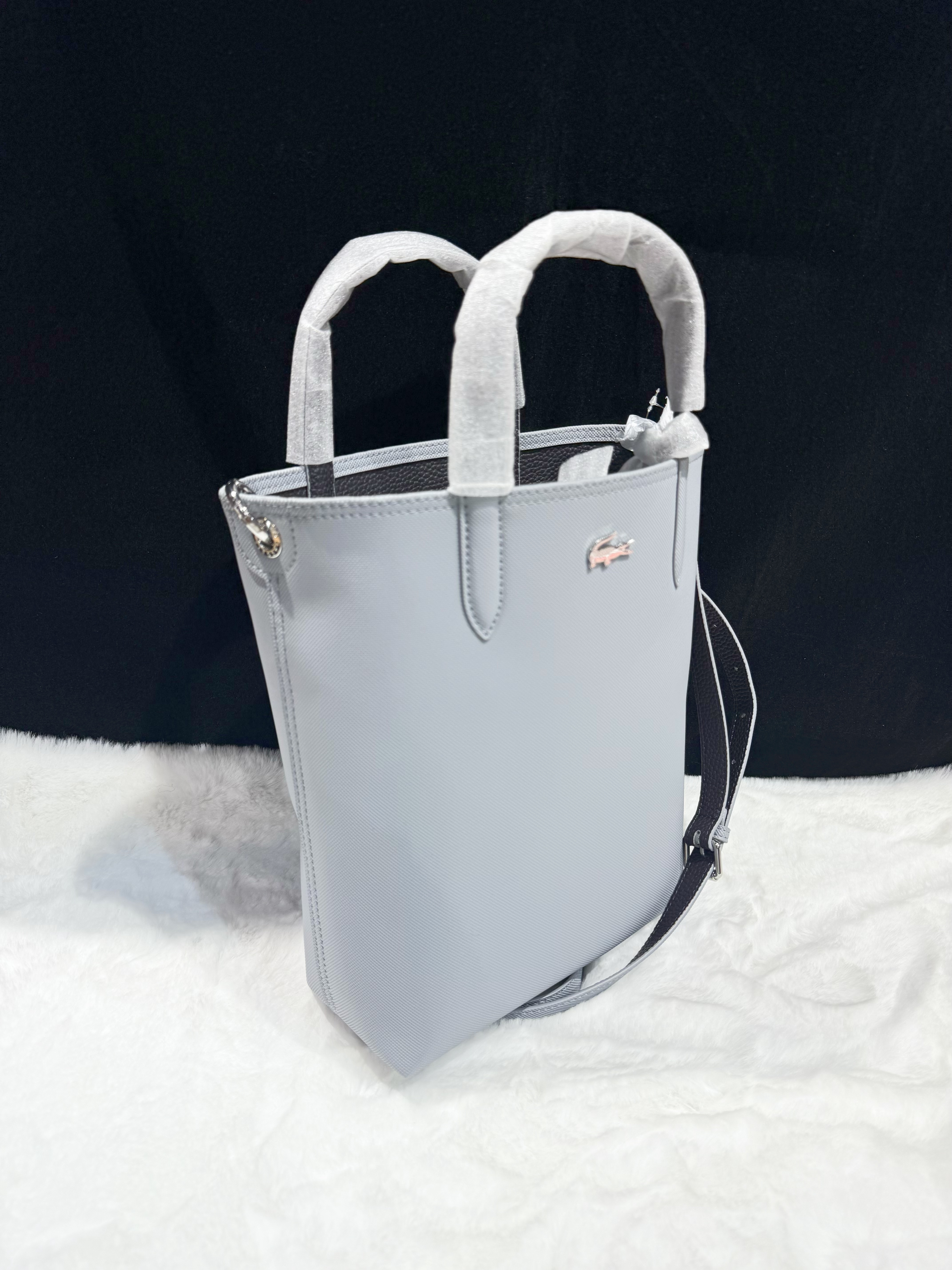 Lacoste Anna tote grey/blk