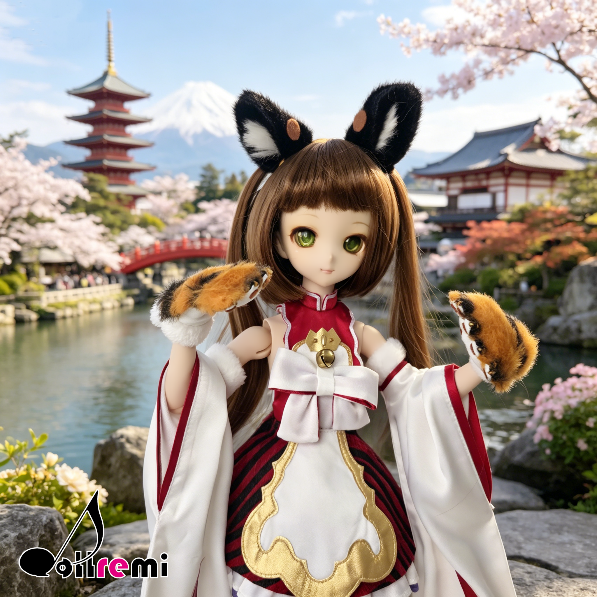 【dollremi】(DD0934) COS 碧藍幻想 Granblue Fantasy 虎神將 辛妲拉 Cidala - 黄桃 Huang
