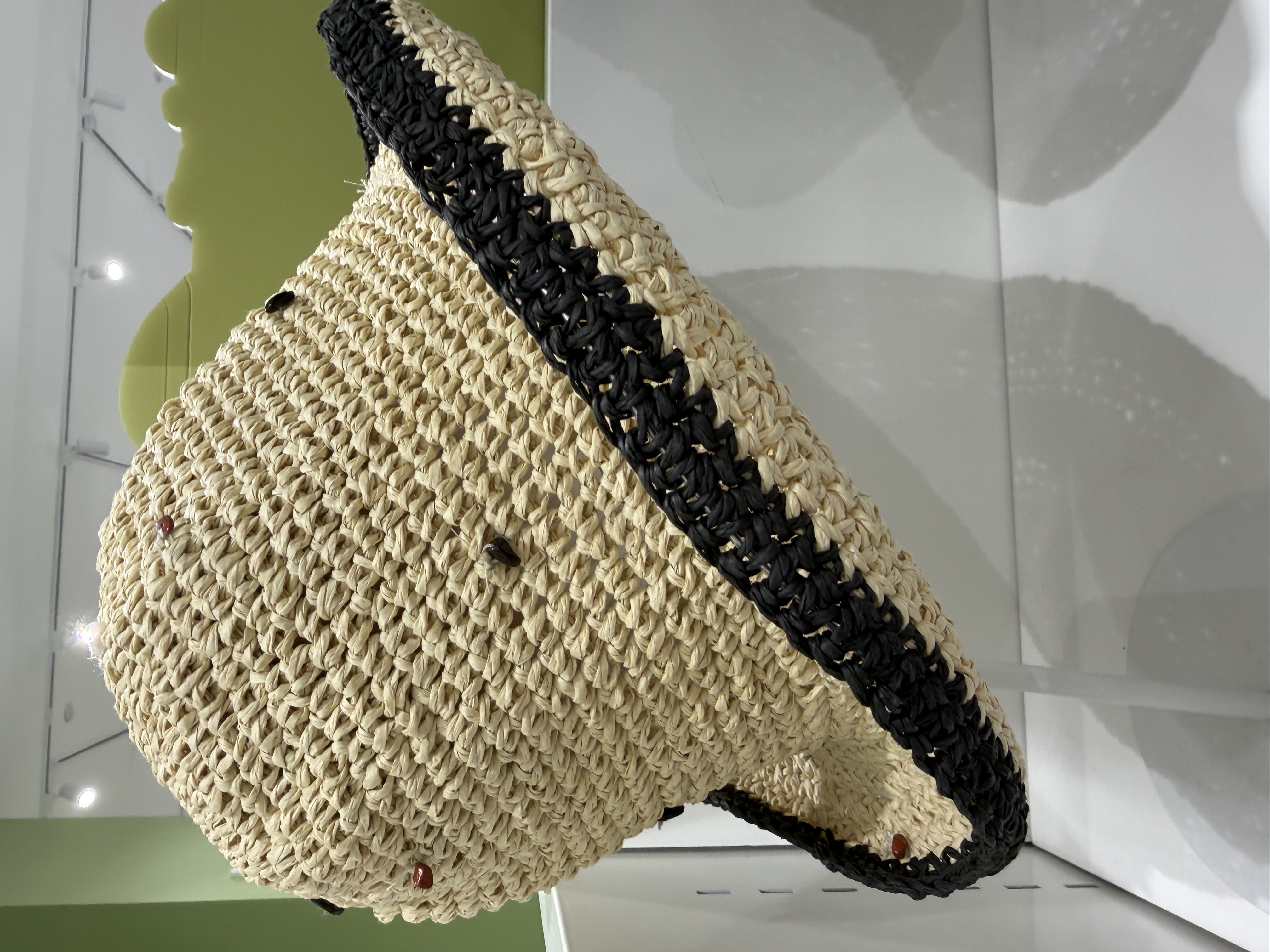 Colorful Mixed Yarn Straw Hat