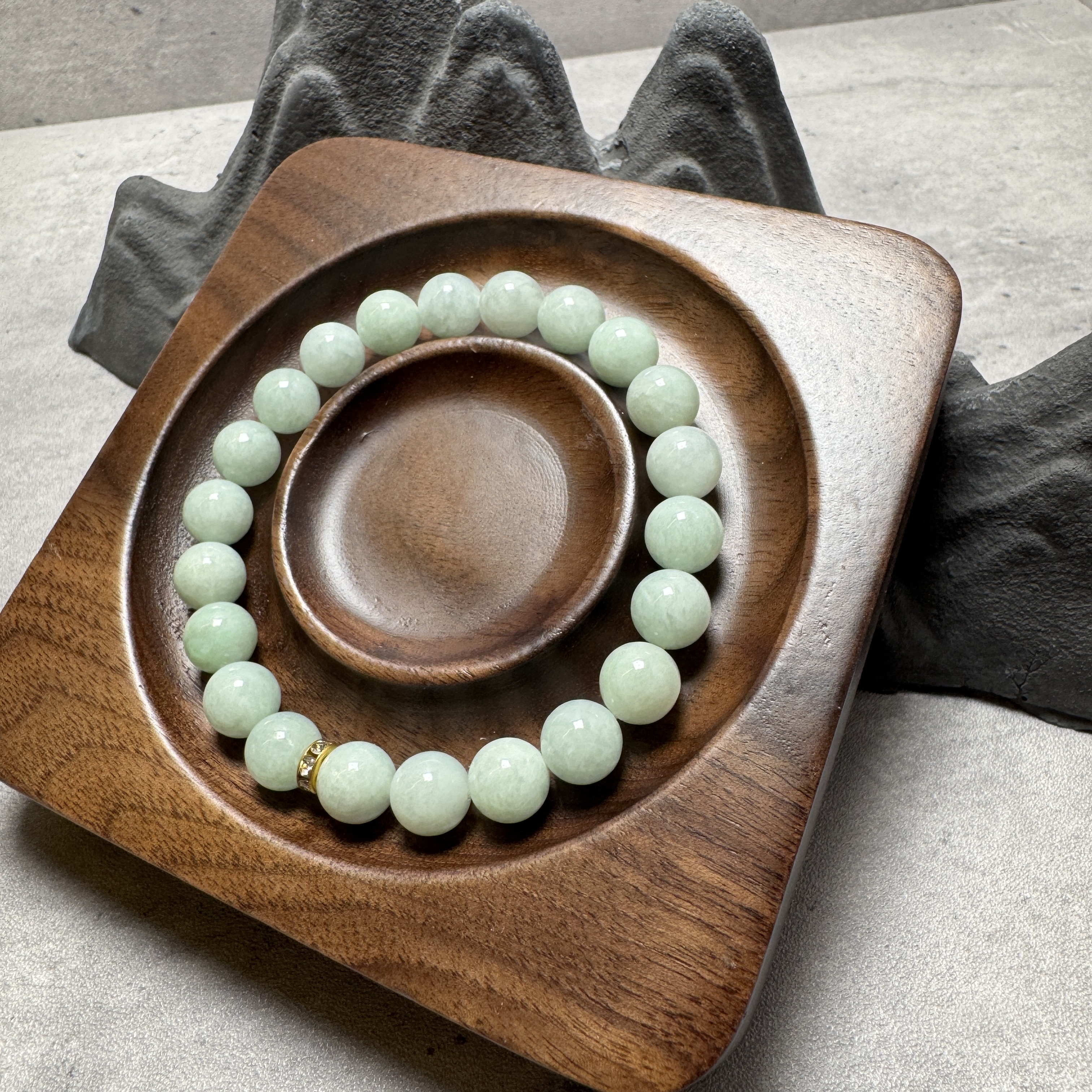 甜果綠翡翠8.5mm手串