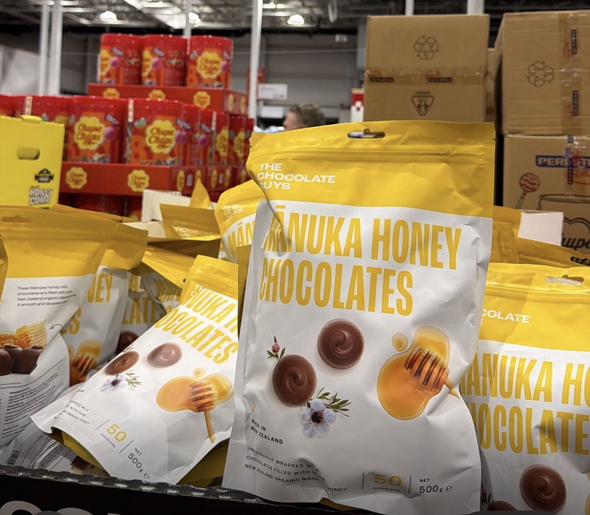 澳洲Costco直送  The Chocolate Guys 麥盧卡蜂蜜牛奶巧克力Manuka Honey Chocolates500克家庭裝 