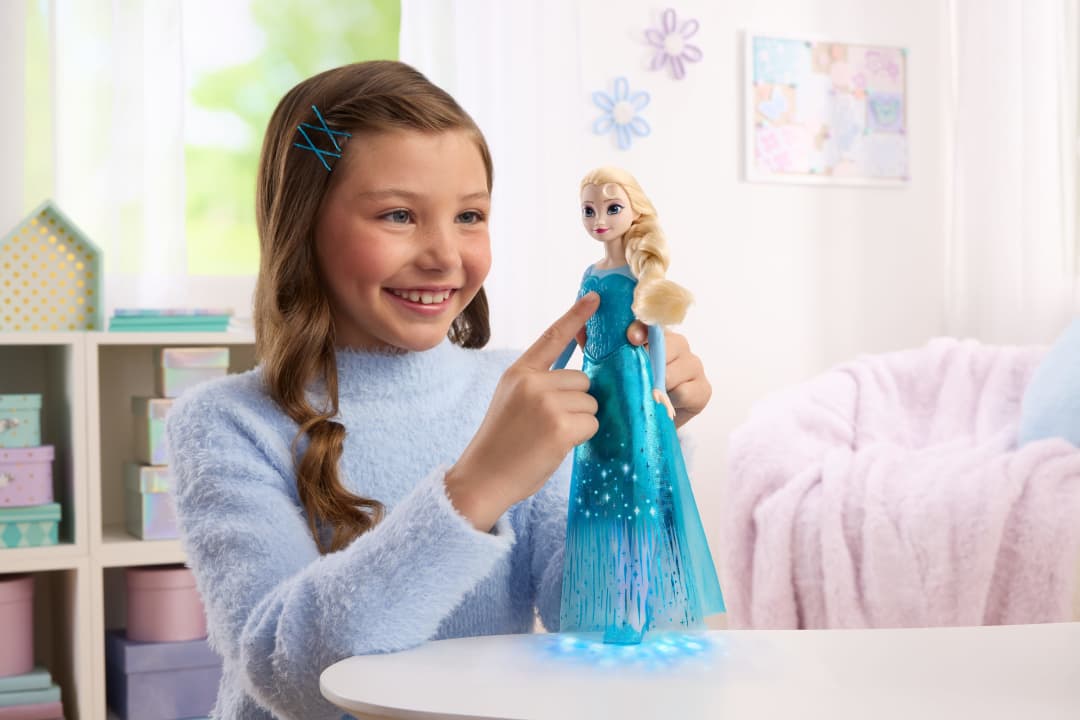 Disney Frozen Elsa 愛莎發光唱歌公主娃娃 Mattel正版 冰雪奇緣兒童生日聖誕禮物
