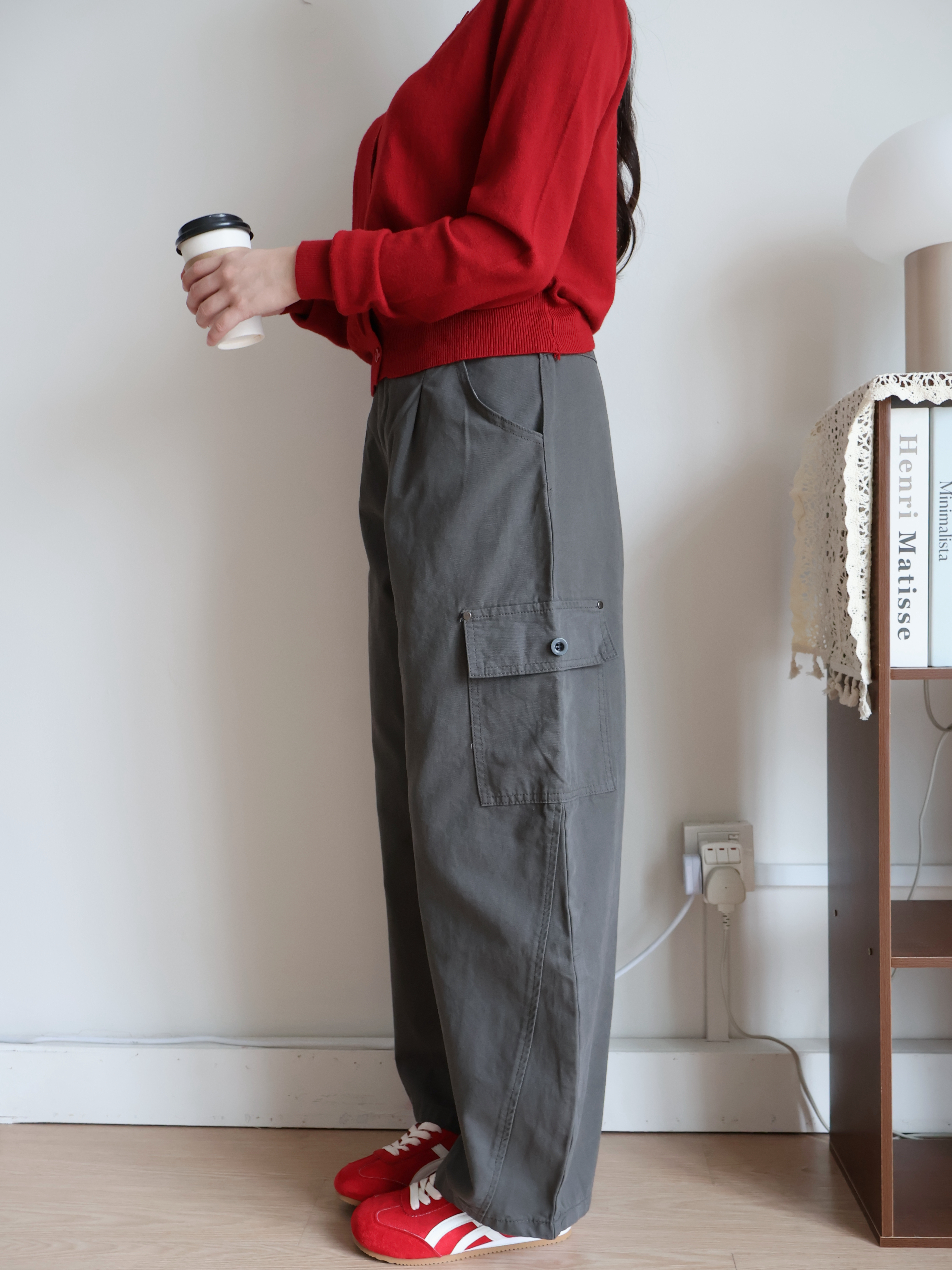 Heidi Barrel Jeans | Grey