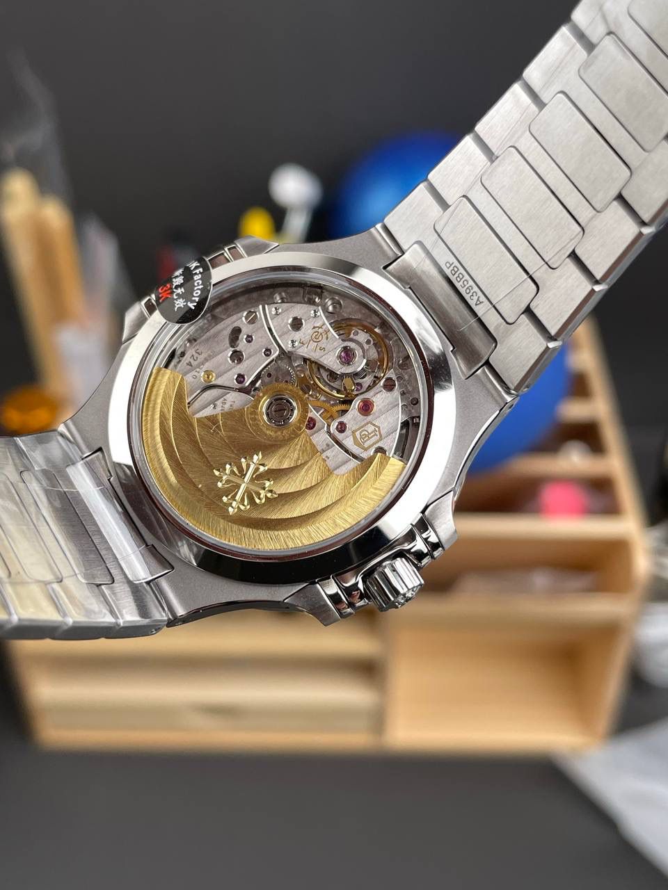 🌐女款 鹦鹉螺7118 白盘钻圈/35.2mm/324一体机🌐