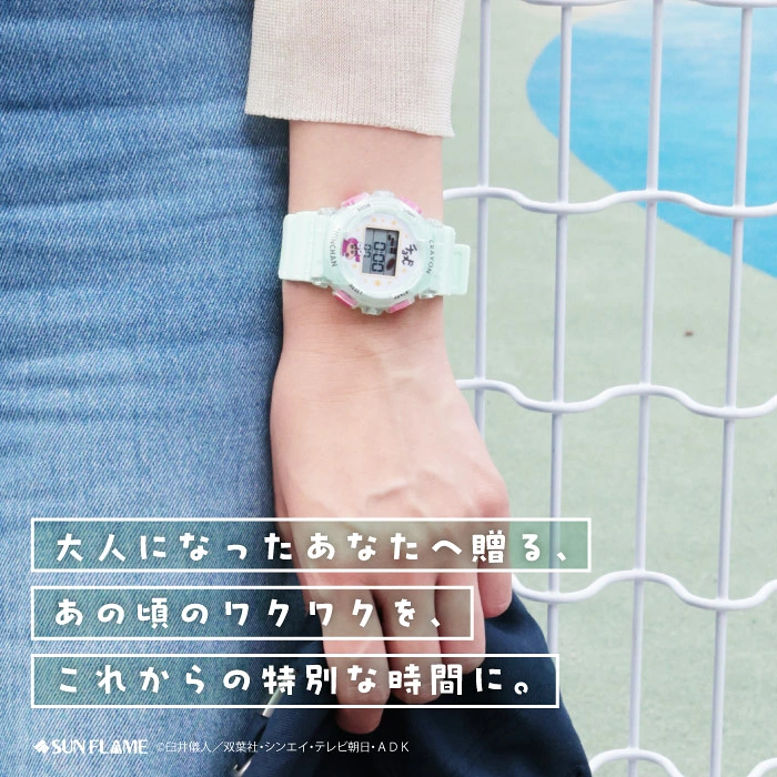 🆕【⭐訂購⭐】🌀🇯🇵 日本直送 #蠟筆小新 電子手錶⌚️［4款選］🌀 [ELGD-0137][260827]