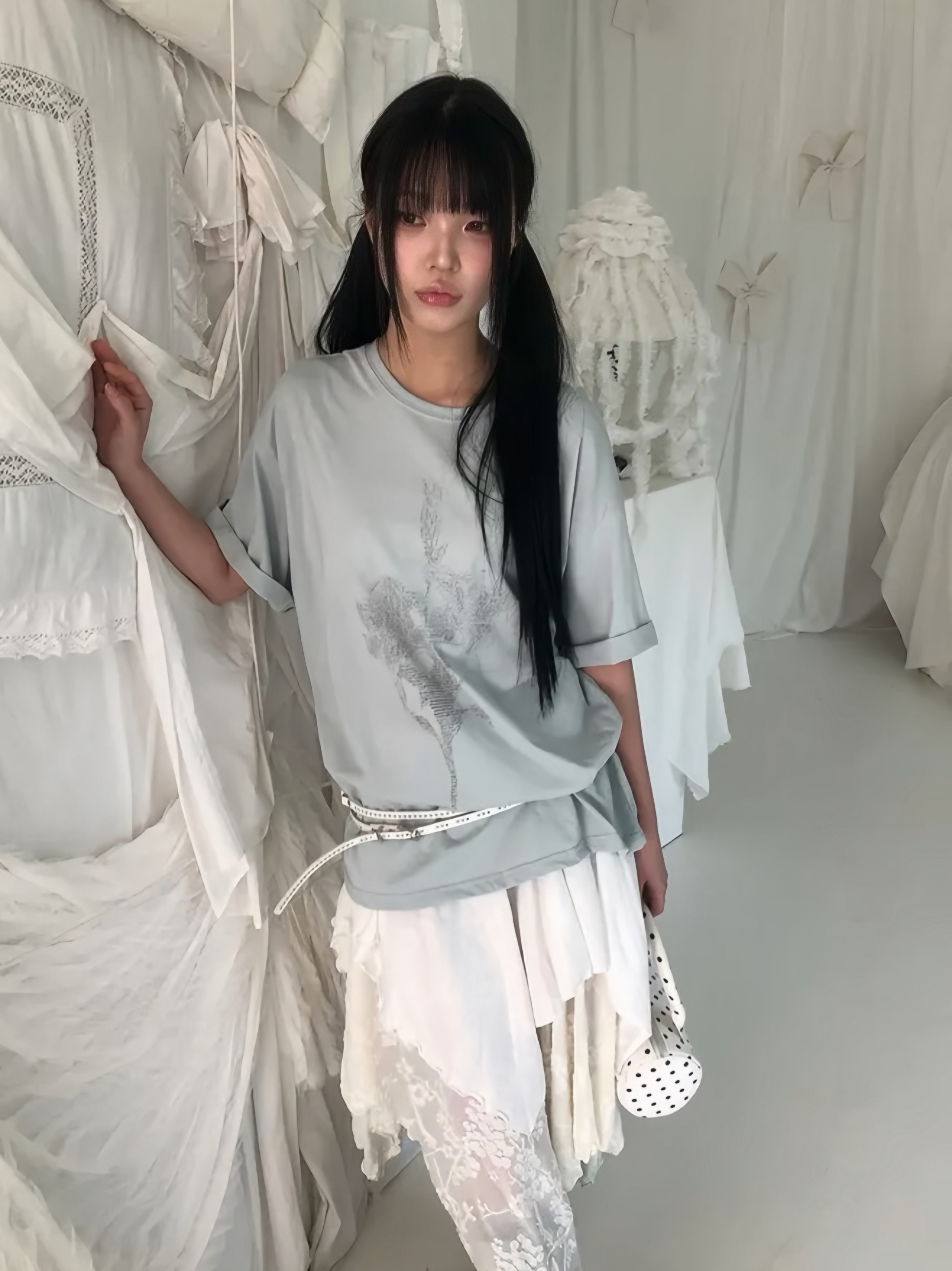 Cyber Flora Oversized Tee