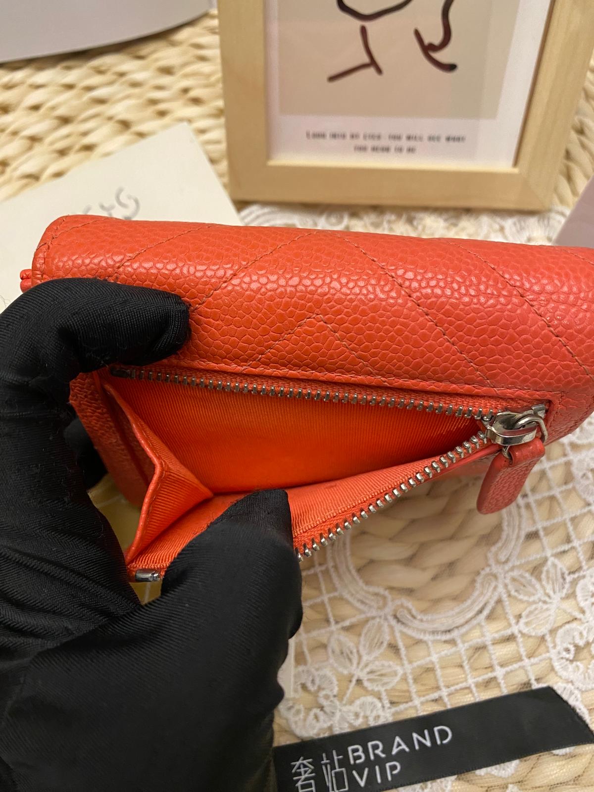 Chanel Classic Caviar Small Flap Wallet