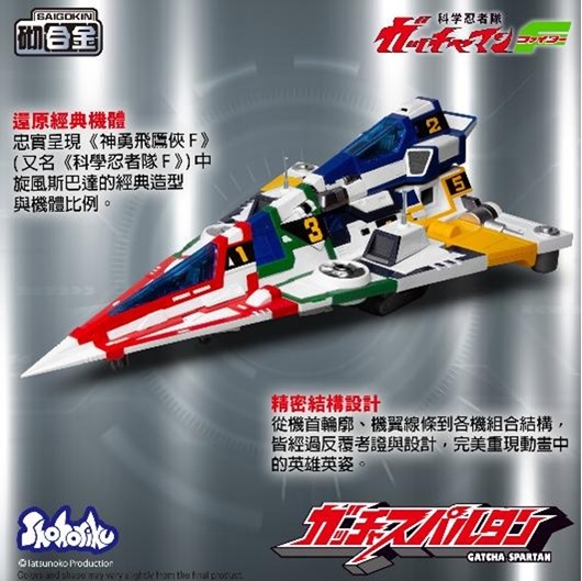Gatcha Spartan – Gatchaman F Model Kit with Alloy Parts