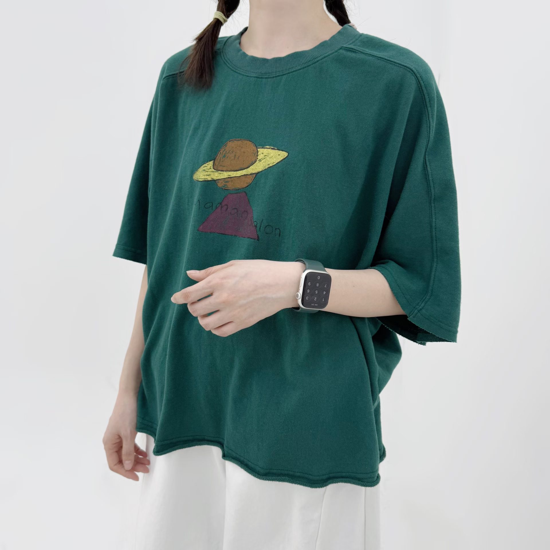 SS2621 趣味星球人印花寬鬆T