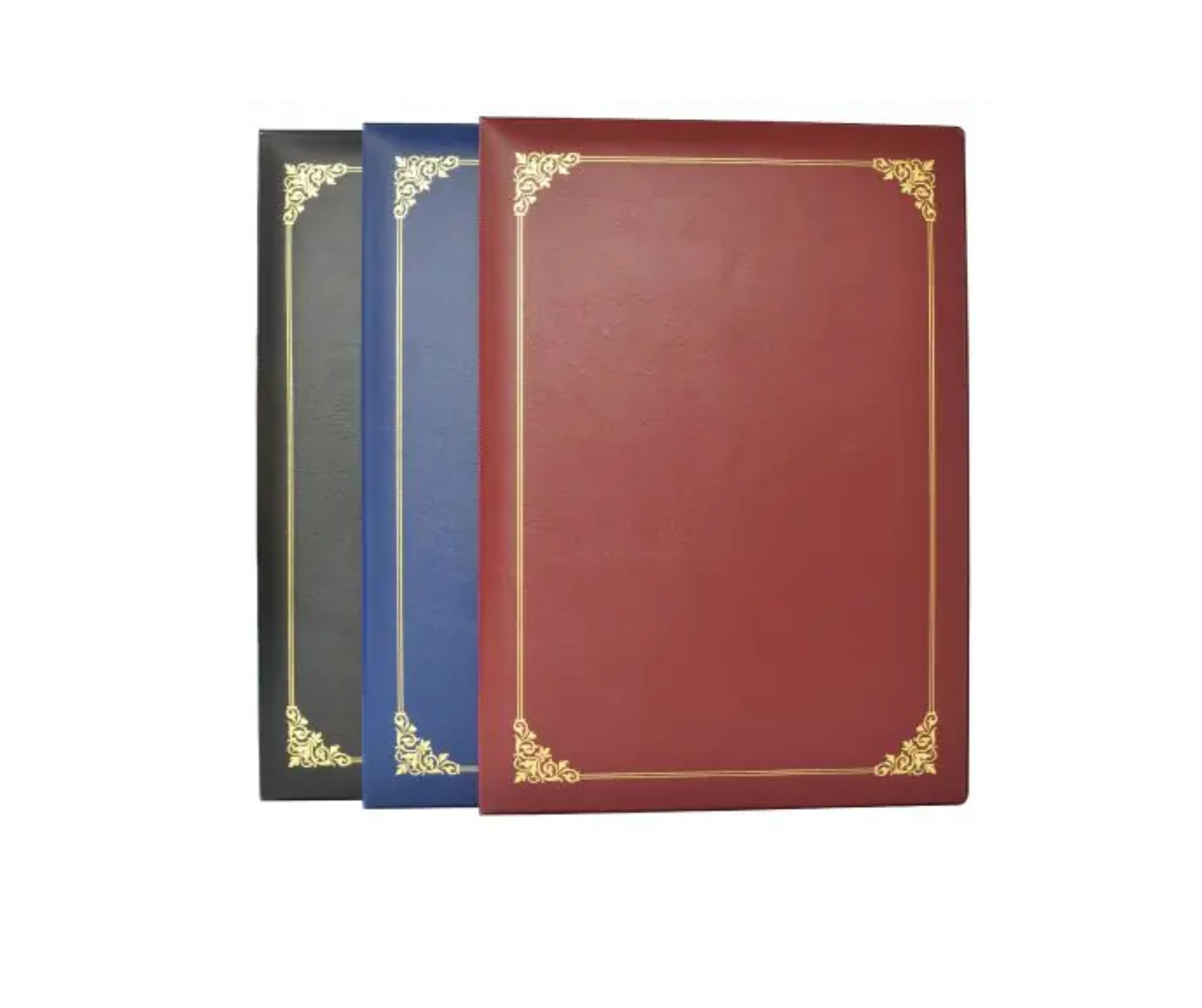 Certificate Holder PVC With Sponge & Hot Stamping/PVC Pemegang Perakuan Span & Setem Panas/CH8C-HS