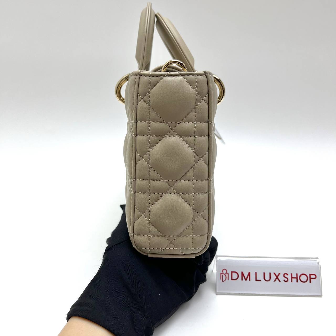 Dior Lady D-Joy Beige Medium GHW