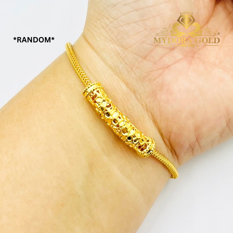 MYDORA Tube Bamboo Anyaman Full Gold (5G) l EMAS 916/22K