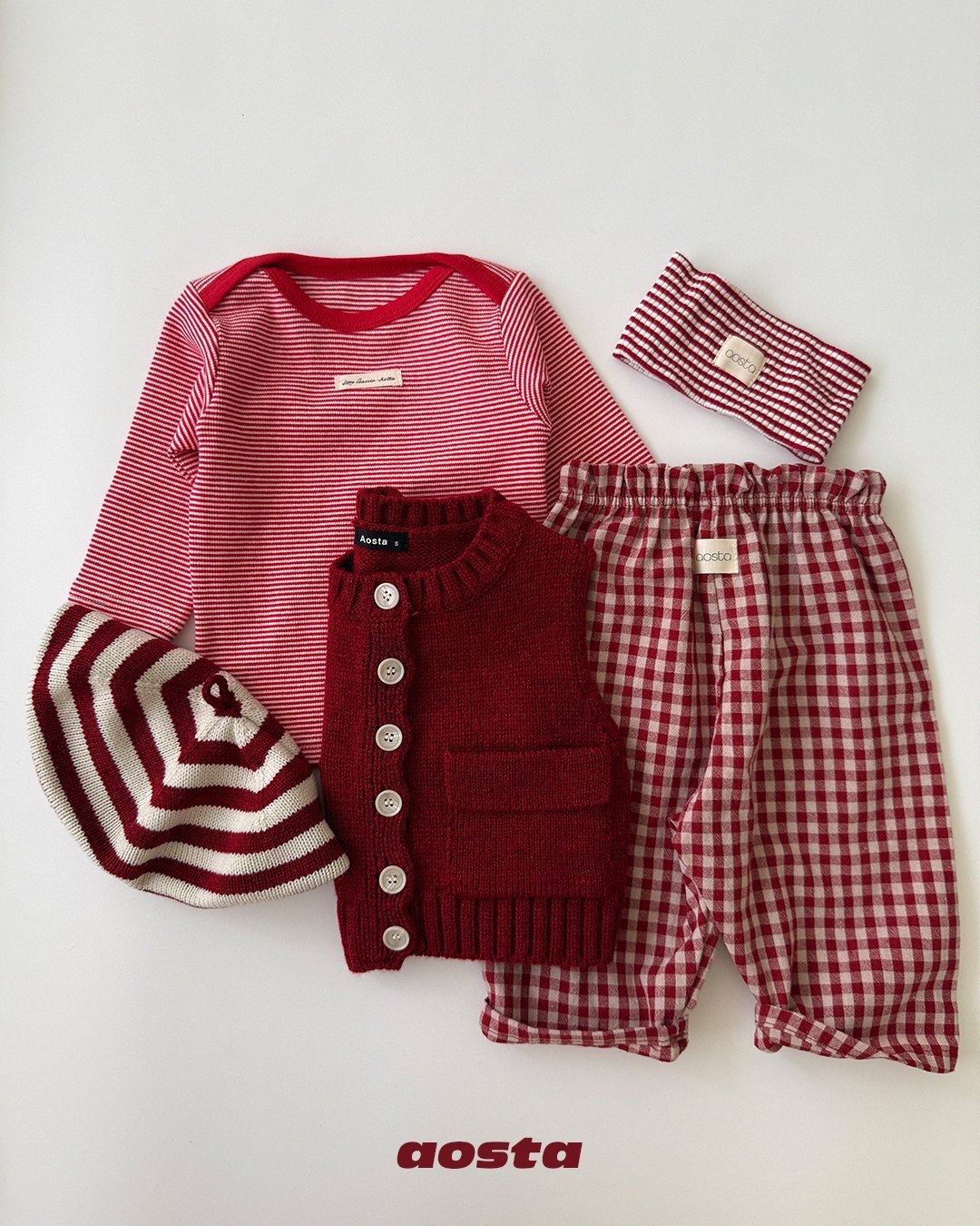Aosta | [Knit Cookie Vest]