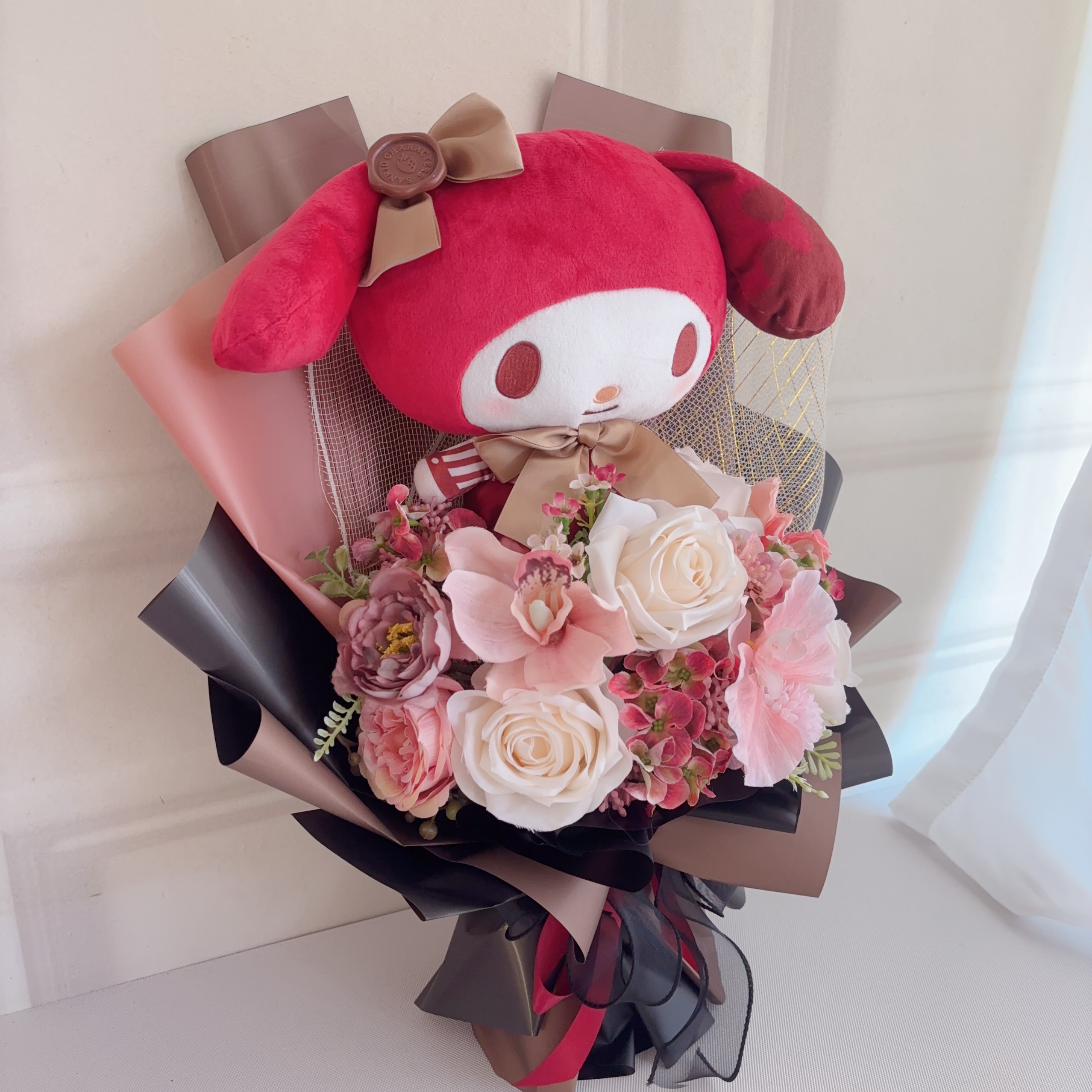 現貨)melody公仔花