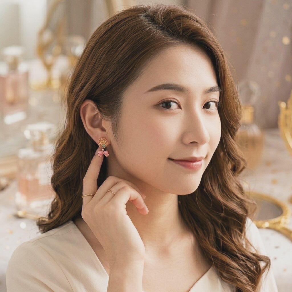 美少女 戰士變身器 耳釘 蝴蝶結🎀