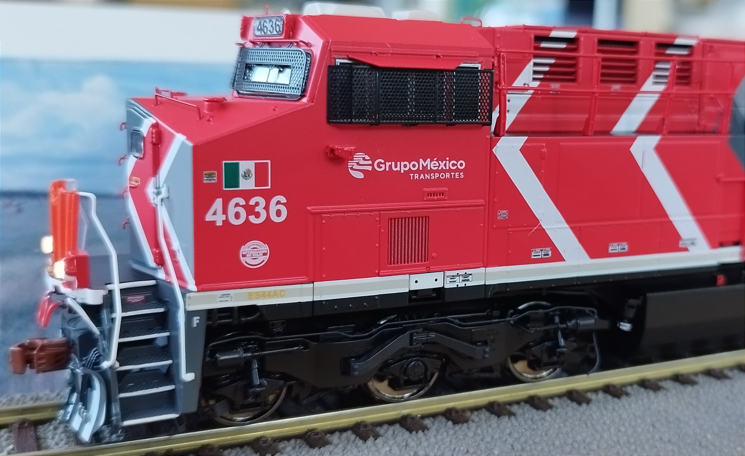 GE ES44AC, Ferromex/Zebra Scaletrains DCC Sound HO 1:87