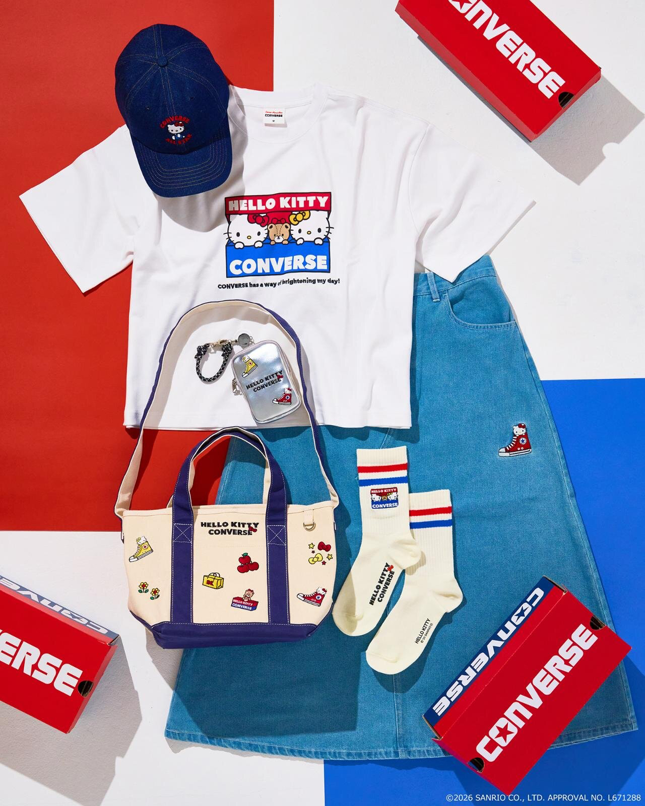 🎀【預訂】CONVERSE × Kitty Cap