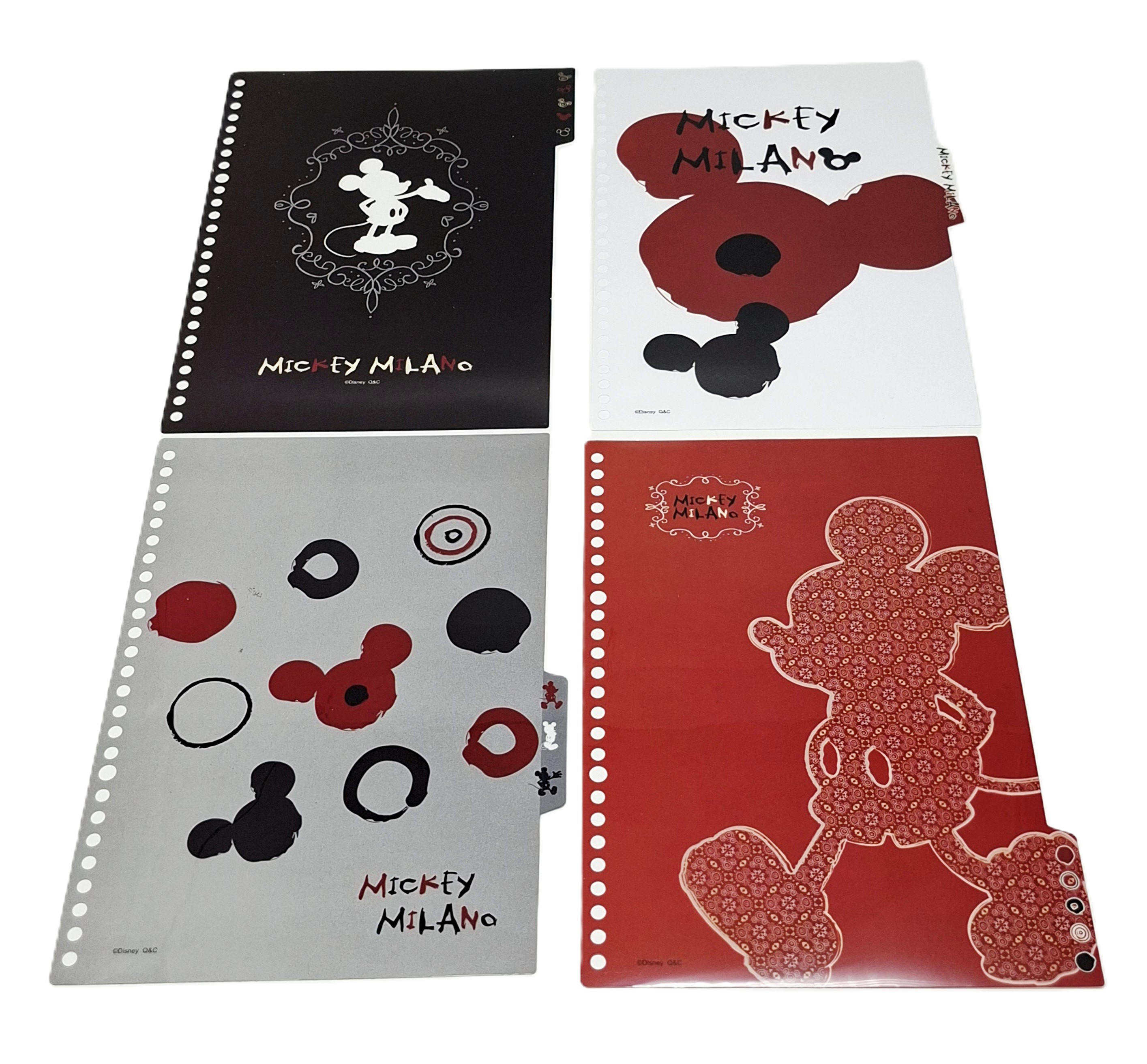 4入 26孔PP隔頁板  Mickey Mouse (DPIE-B501)
